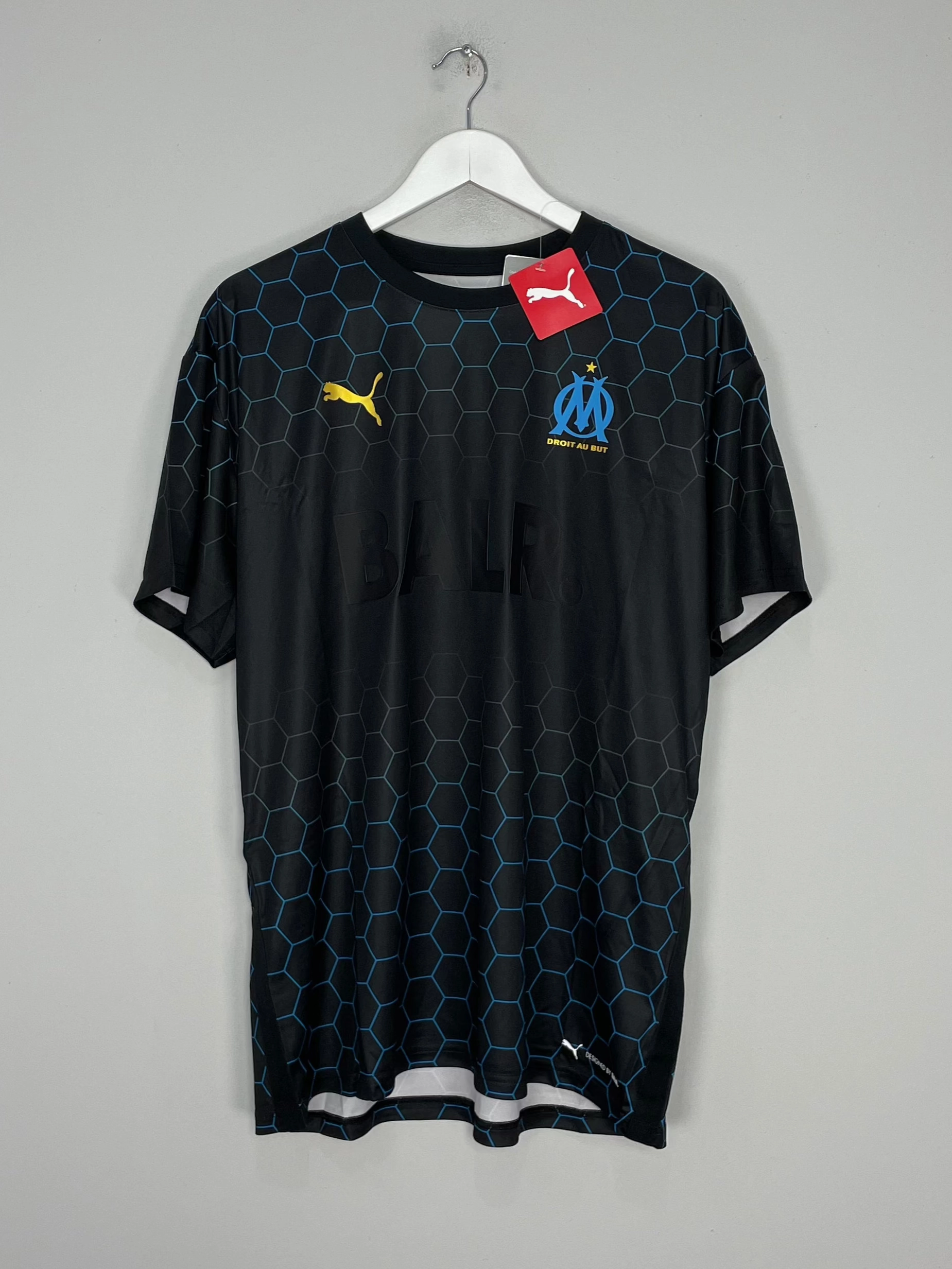 Reinforced Stress Point Stitching 2020/21 MARSEILLE PUMA x BALR SHIRT (MULTIPLE SIZES)