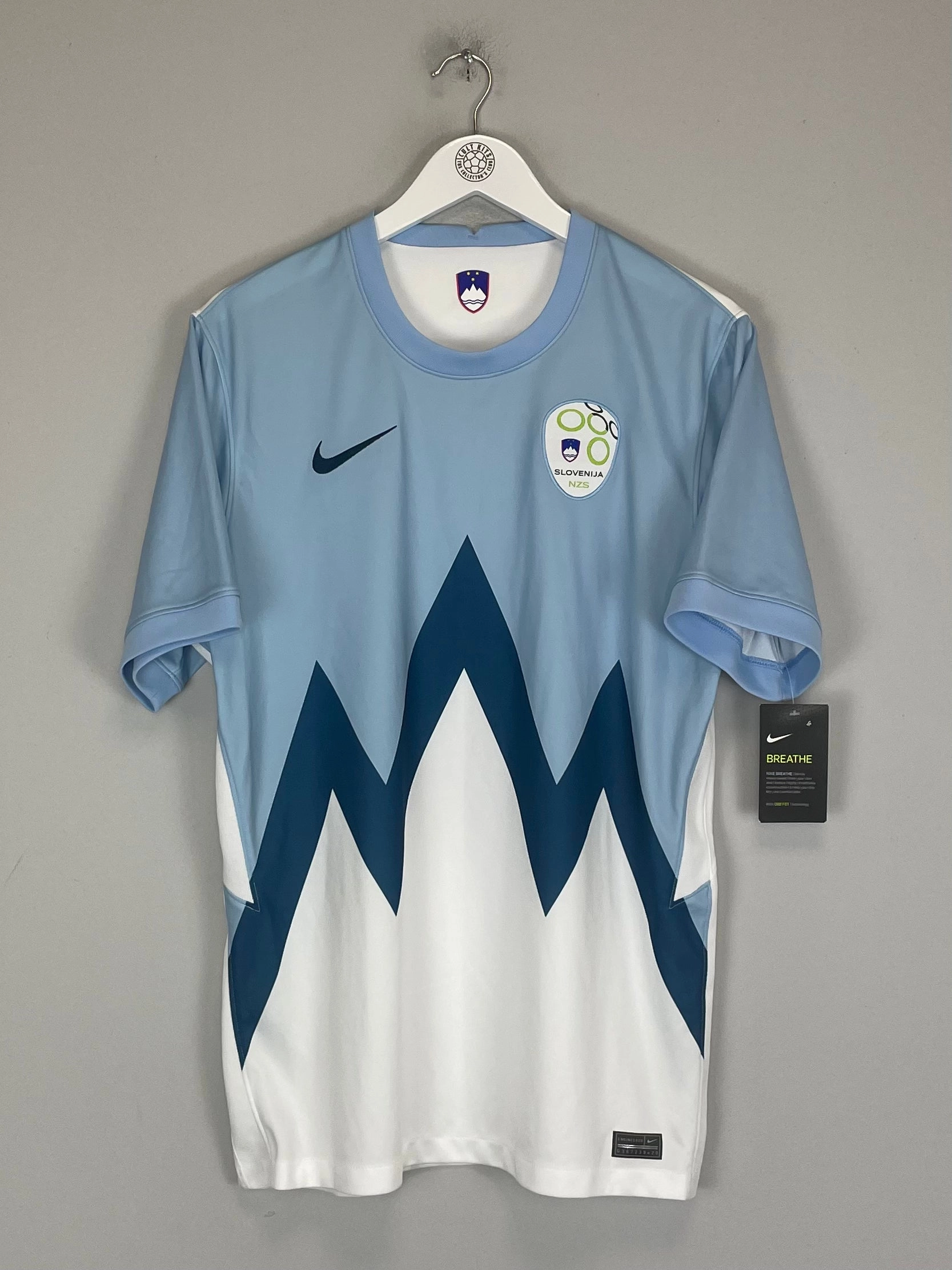 2020/21 SLOVENIA HOME SHIRT *BNWT* HOME SHIRT (L) NIKE Quick Touch