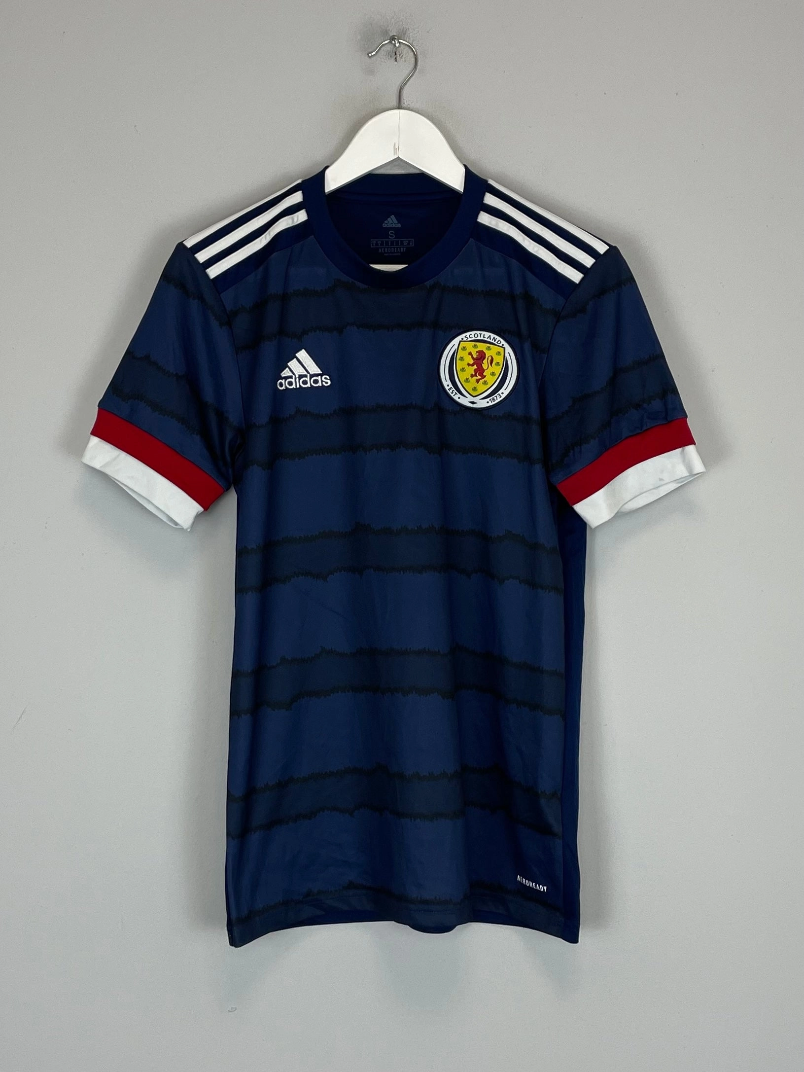 2020/22 SCOTLAND HOME SHIRT (S) ADIDAS High Durability Weave