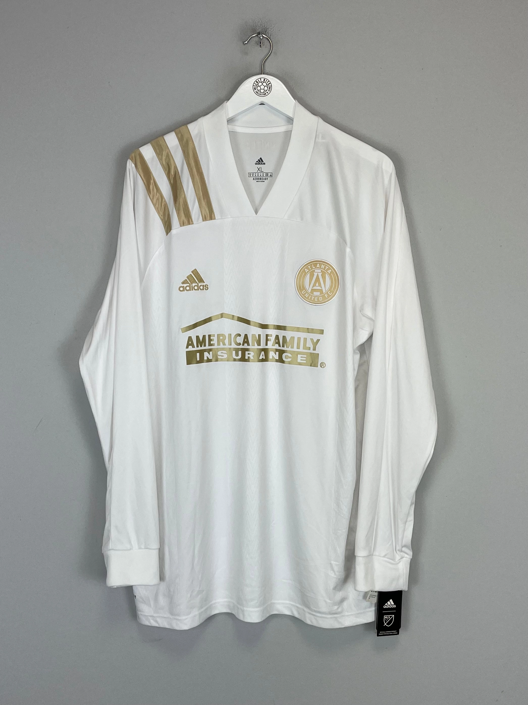 2020 ATLANTA *BNWT* L/S AWAY SHIRT (XL) ADIDAS Eco Friendly Textile