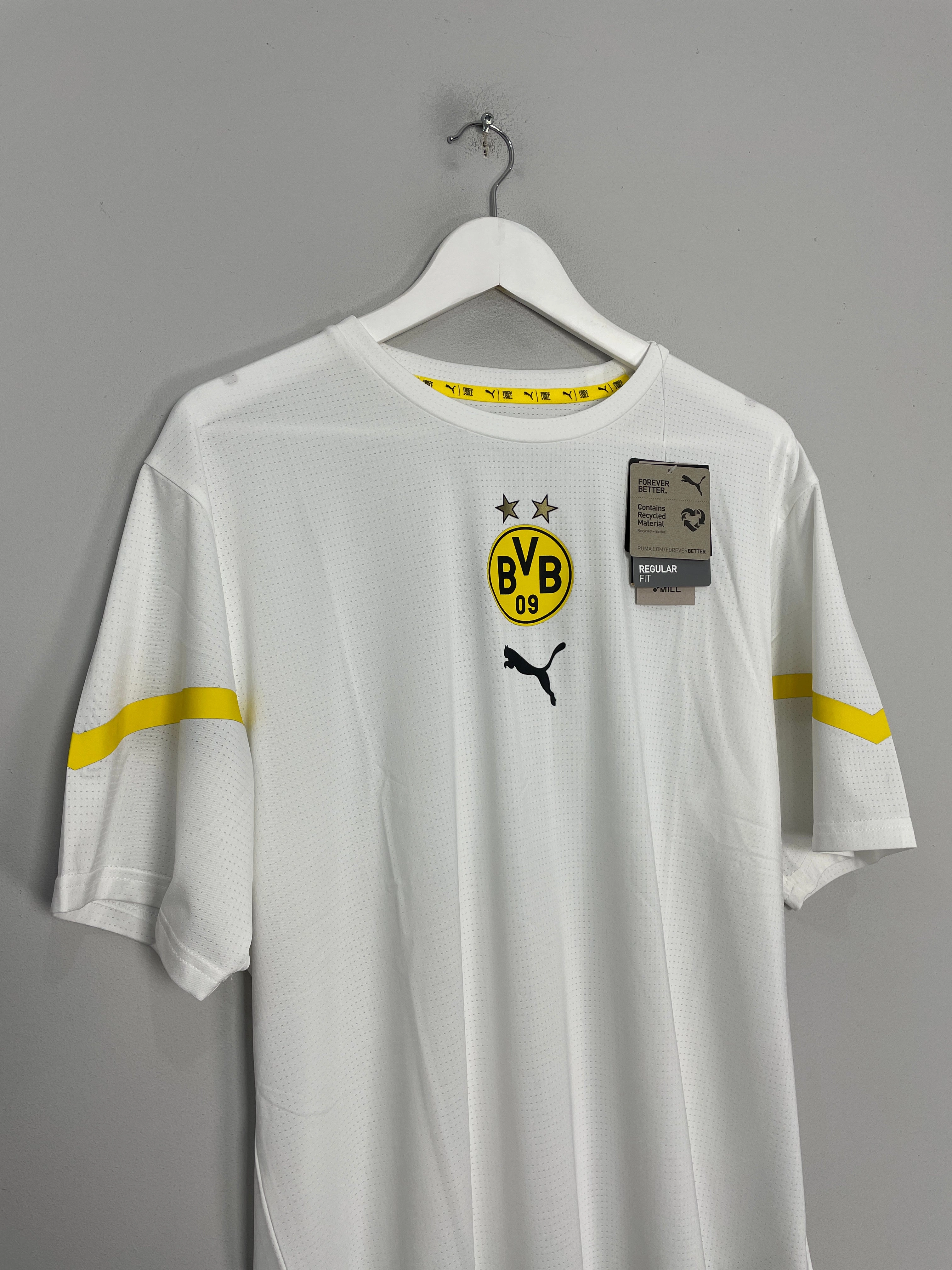 2021/22 Dortmund *BNWT* Pre-match Shirt (Multiple Sizes) Puma Dry Layer