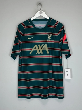 Muscle Friendly 2021/22 LIVERPOOL *BNWT* PRE MATCH SHIRT (L) NIKE