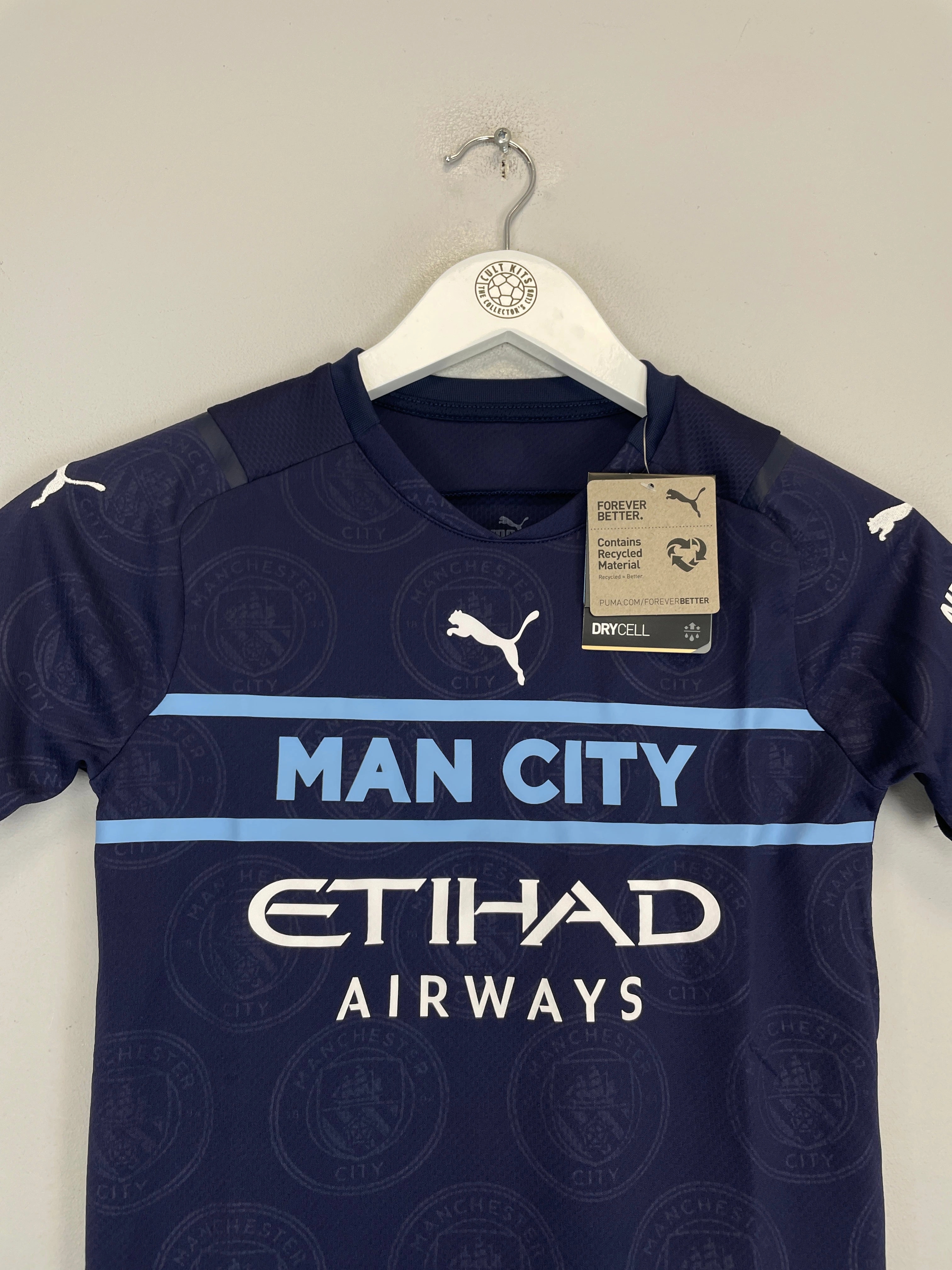 2021/22 Manchester City *BNWT* Third Shirt (Kids - Multiple Sizes) Puma Fresh Comfort Reflective accents