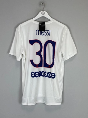 2021/22 PSG Messi #30 *BNWT* Tee (Multiple Sizes) Nike Reinforced Hemline