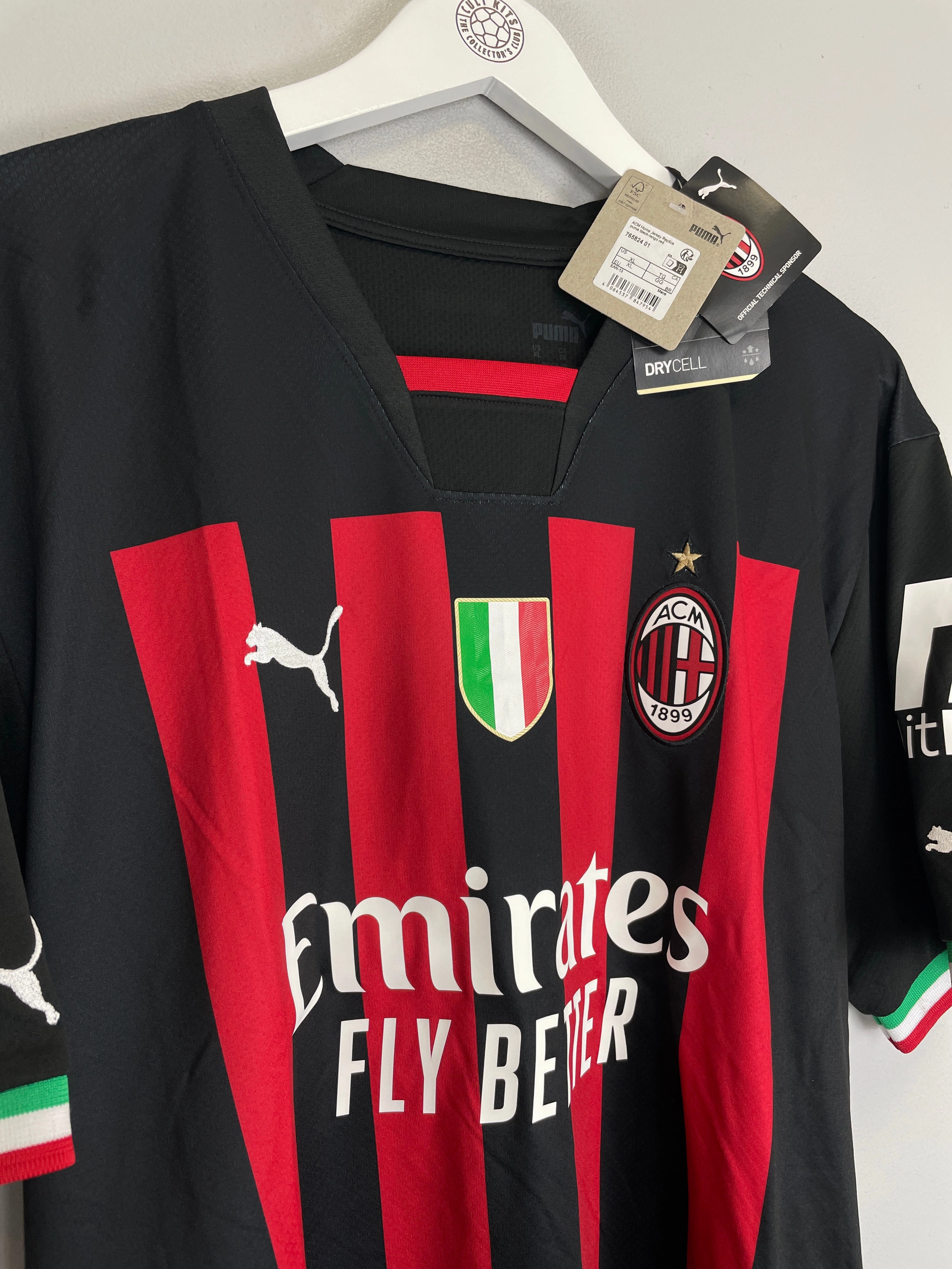 2022/23 AC Milan *BNWT* Home Shirt (Multiple) Puma Quick Release Moisture Transfer All-Purpose Gear
