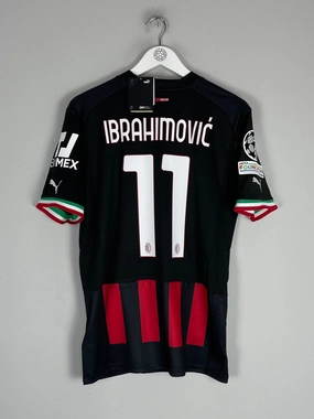 High Compression Knit No Slip Grip Finish 2022/23 AC Milan Ibrahimovic #11 *BNWT* C/L Home Shirt (Multiple) Puma
