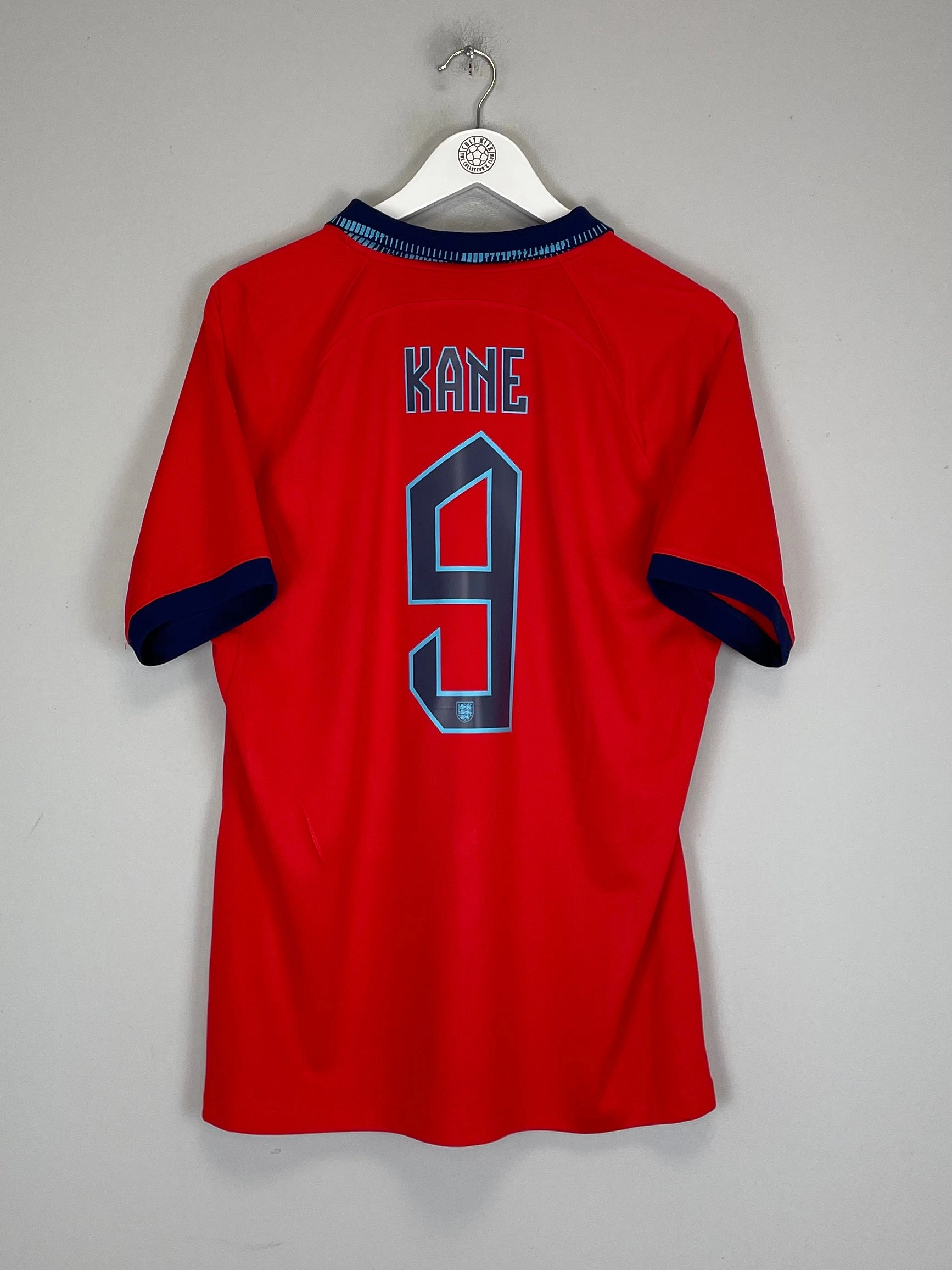 2022/23 ENGLAND KANE #9 AWAY SHIRT (L) NIKE Thermal Retention Lining Tear Resistant Construction