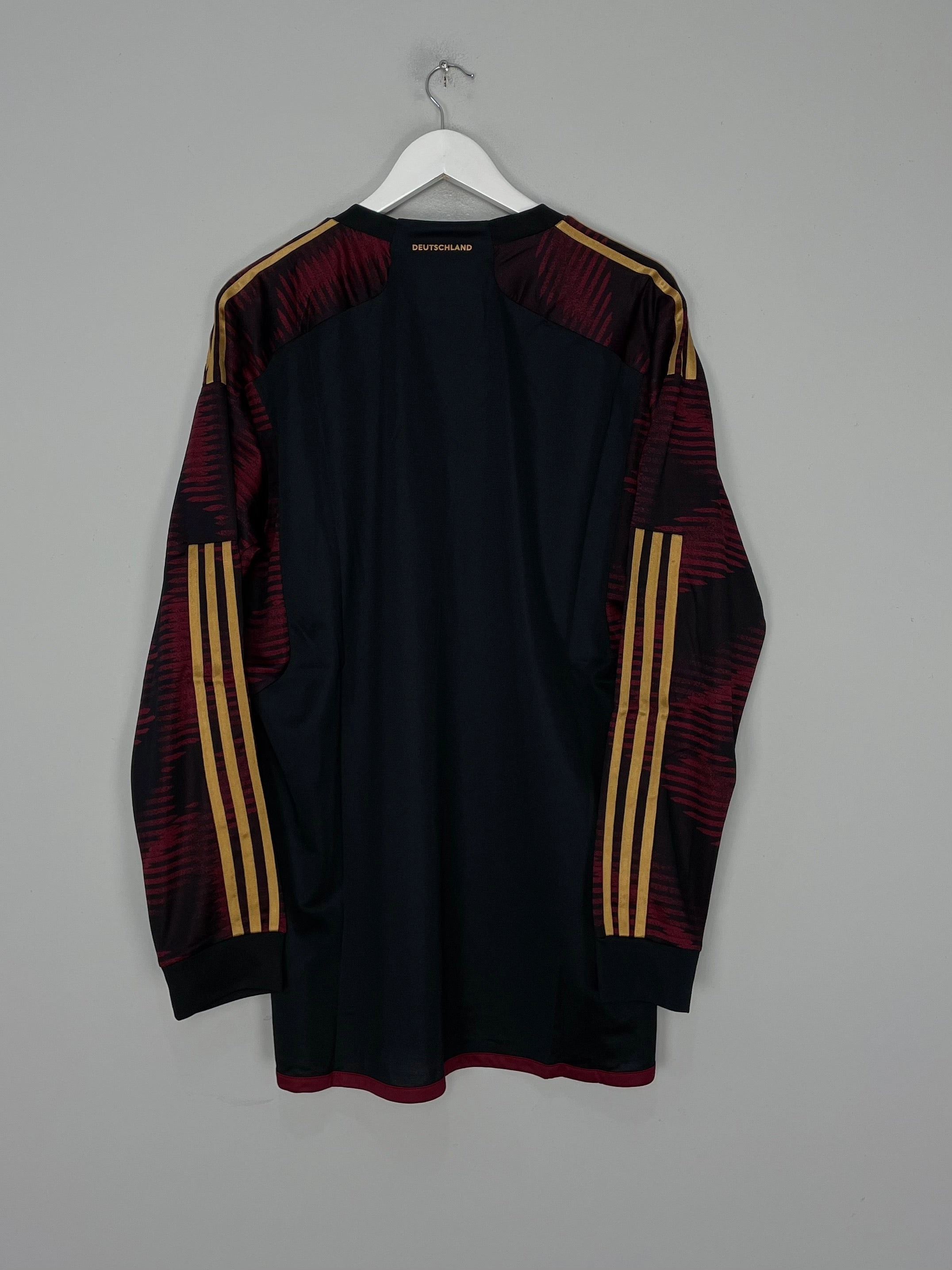 Durable Wicking Channels Anti Pilling Process 2022/23 Germany *BNWT* L/S Away Shirt (Multiple Sizes) Adidas