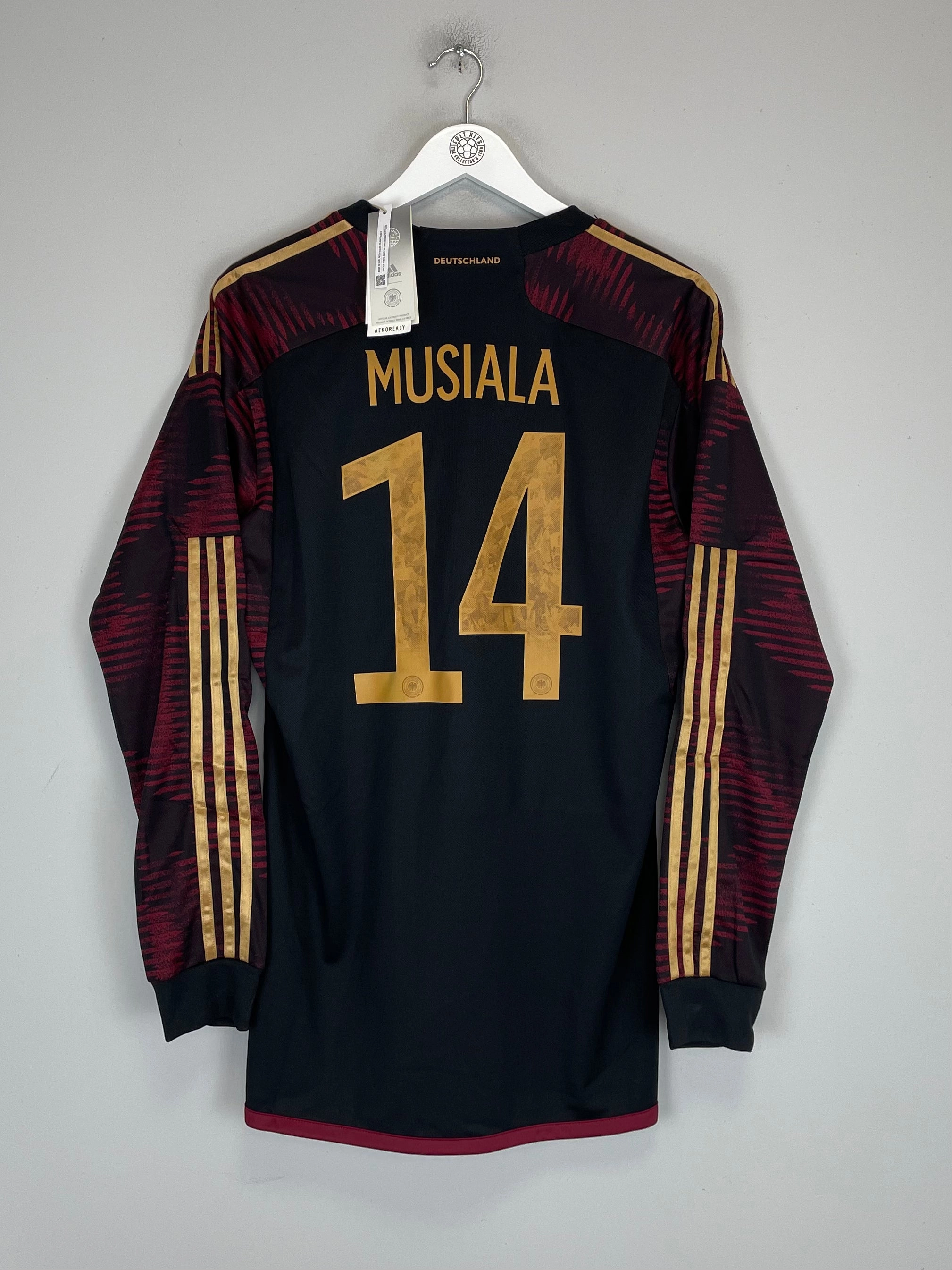 2022/23 GERMANY MUSIALA #14 *BNWT* L/S AWAY SHIRT (L) ADIDAS Dynamic Comfort