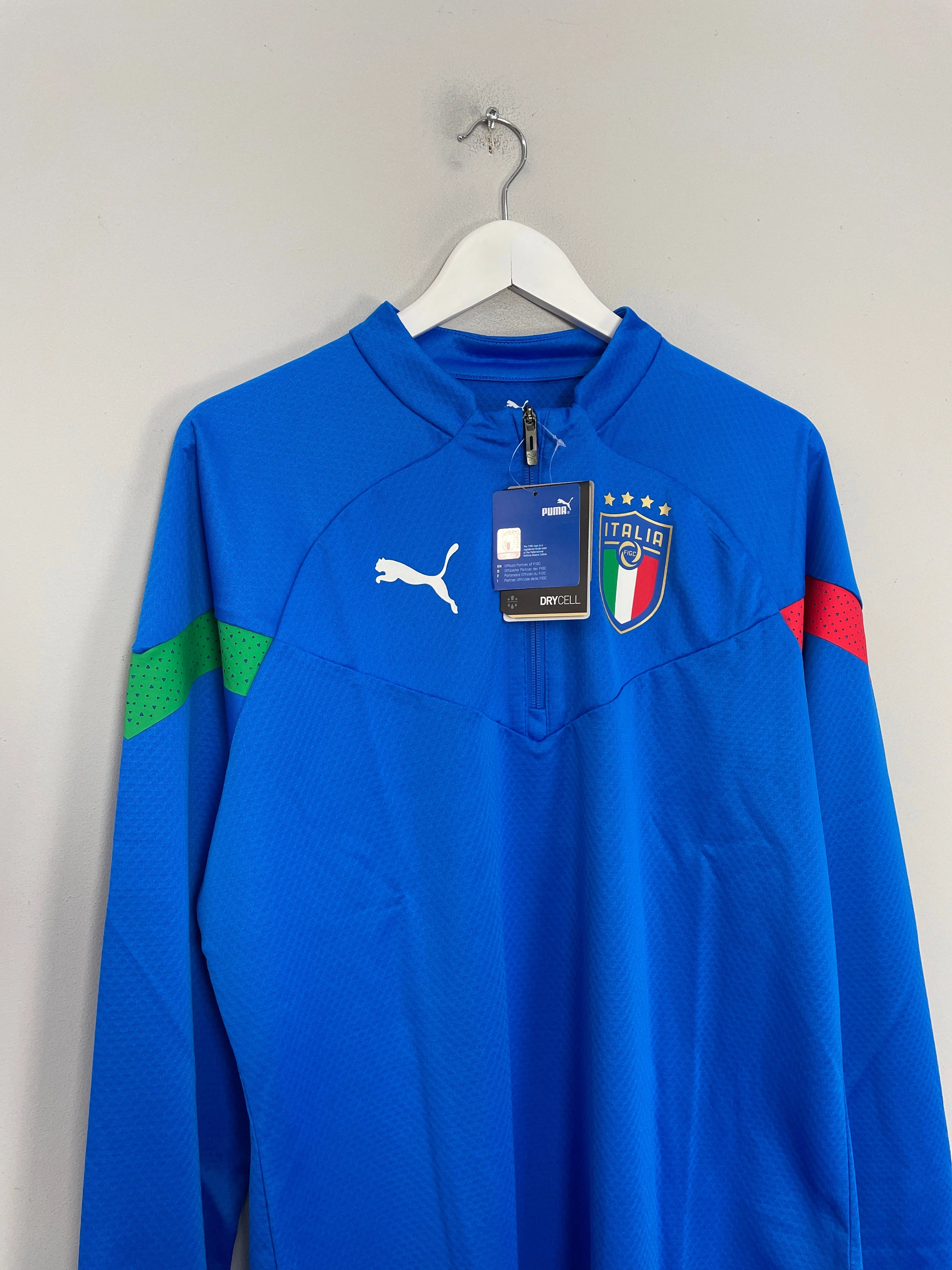 Agility Wear Quick Move 2022/23 Italy *BNWT* 1/4 Zip Training Jumper (Multiple Sizes) Puma