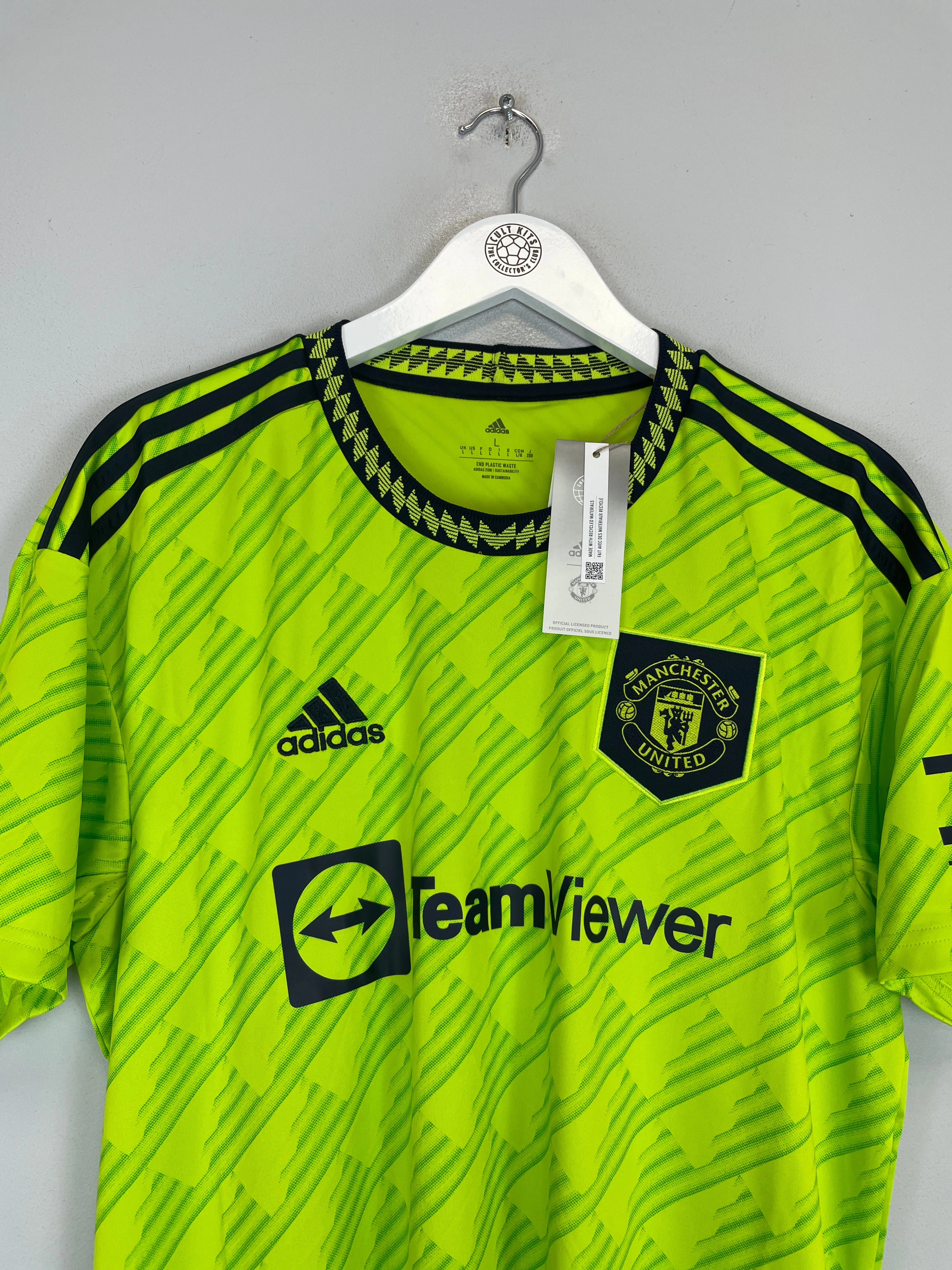 Raglan Sleeve Cut 2022/23 Manchester United *BNWT* Third Shirt (Multiple Sizes) Adidas