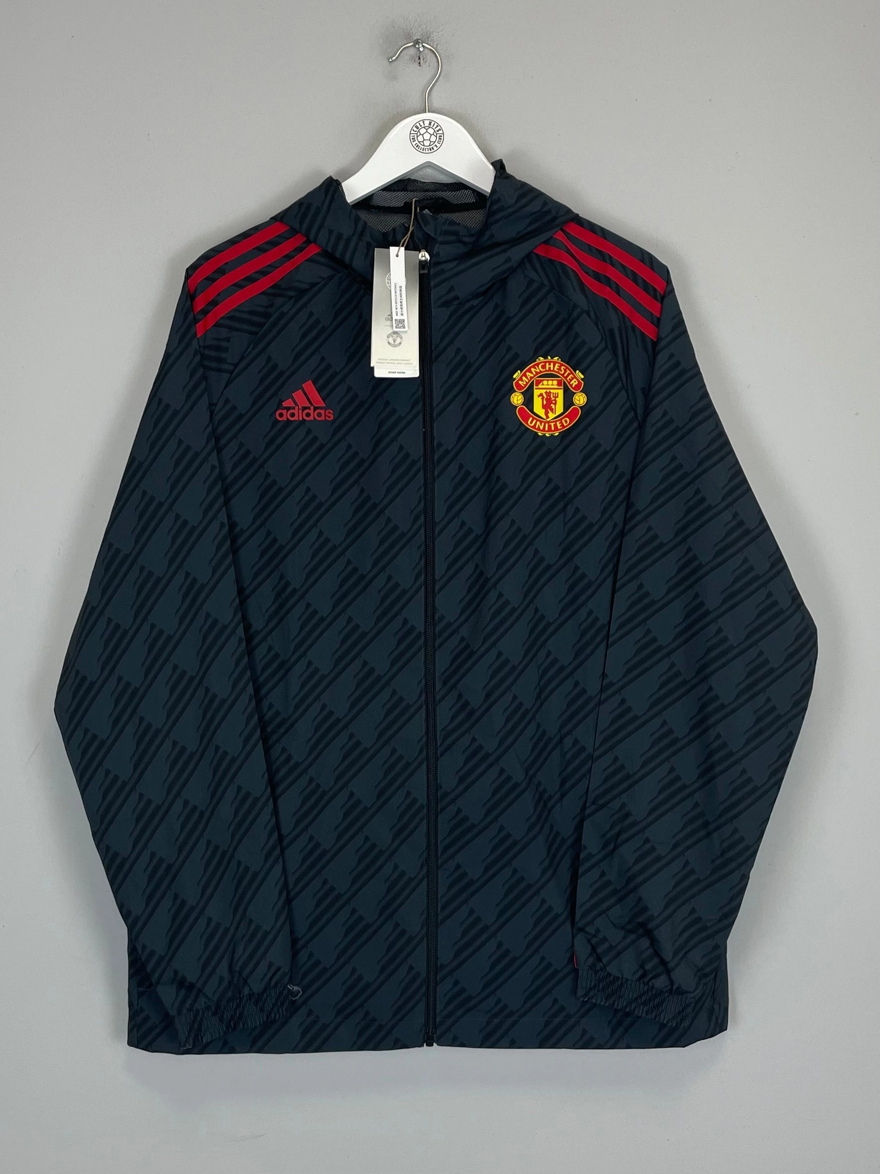 2022/23 MANCHESTER UNITED *BNWT* TRACK JACKET (XXL) ADIDAS Shrink Resistant Fabric Flame-retardant