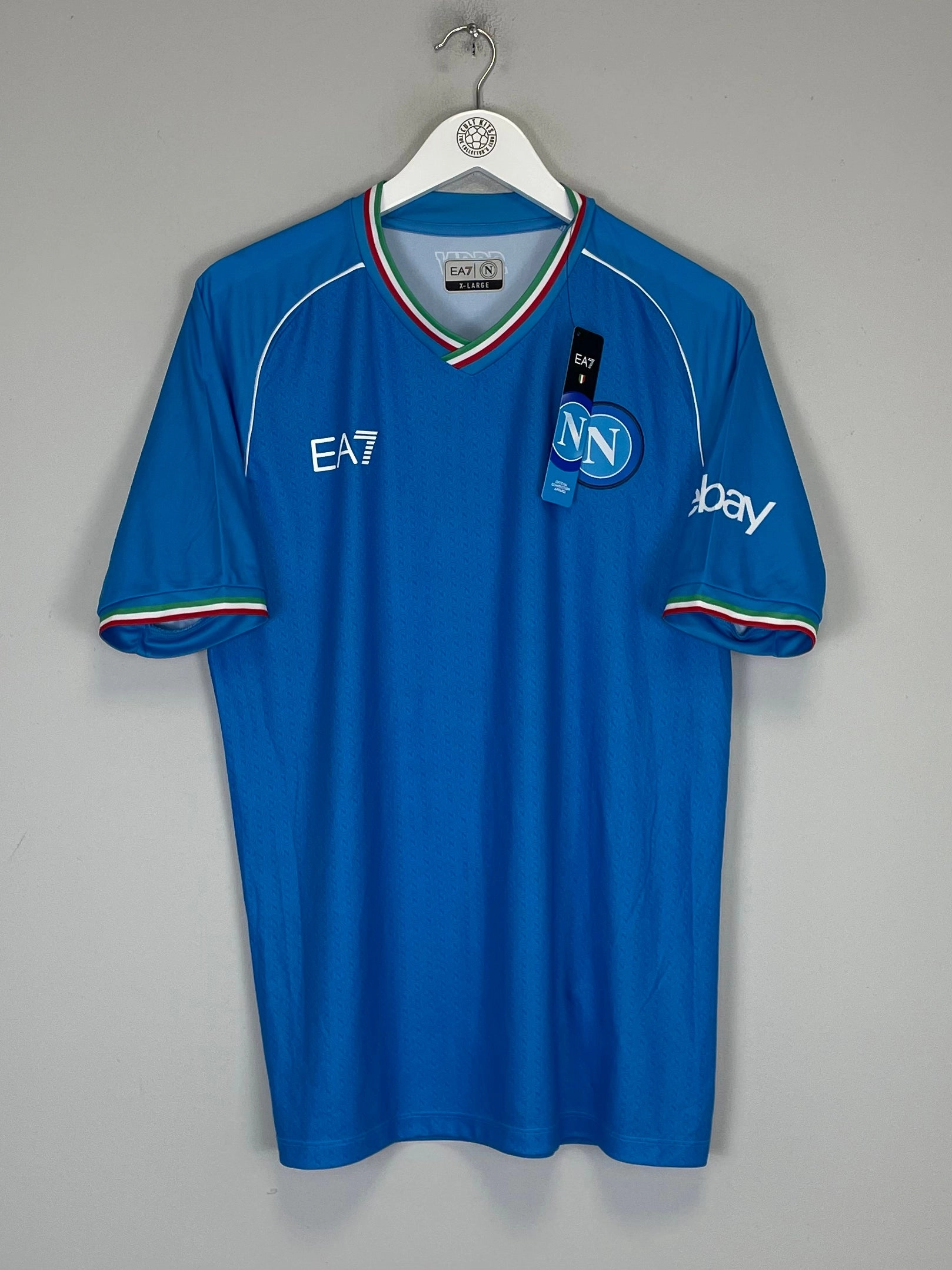 2022/23 Napoli *BNWT* Sponsorless Home Shirt (Multiple Sizes) EA7 All Season