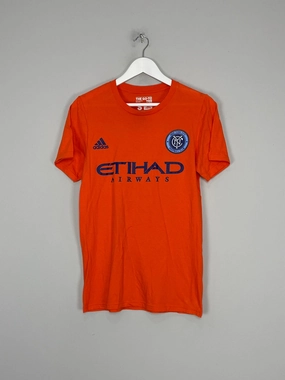 2022/23 NEW YORK CITY SAUNDERS #12 T SHIRT (S) ADIDAS Contoured Ergonomic Fit Performance Wear