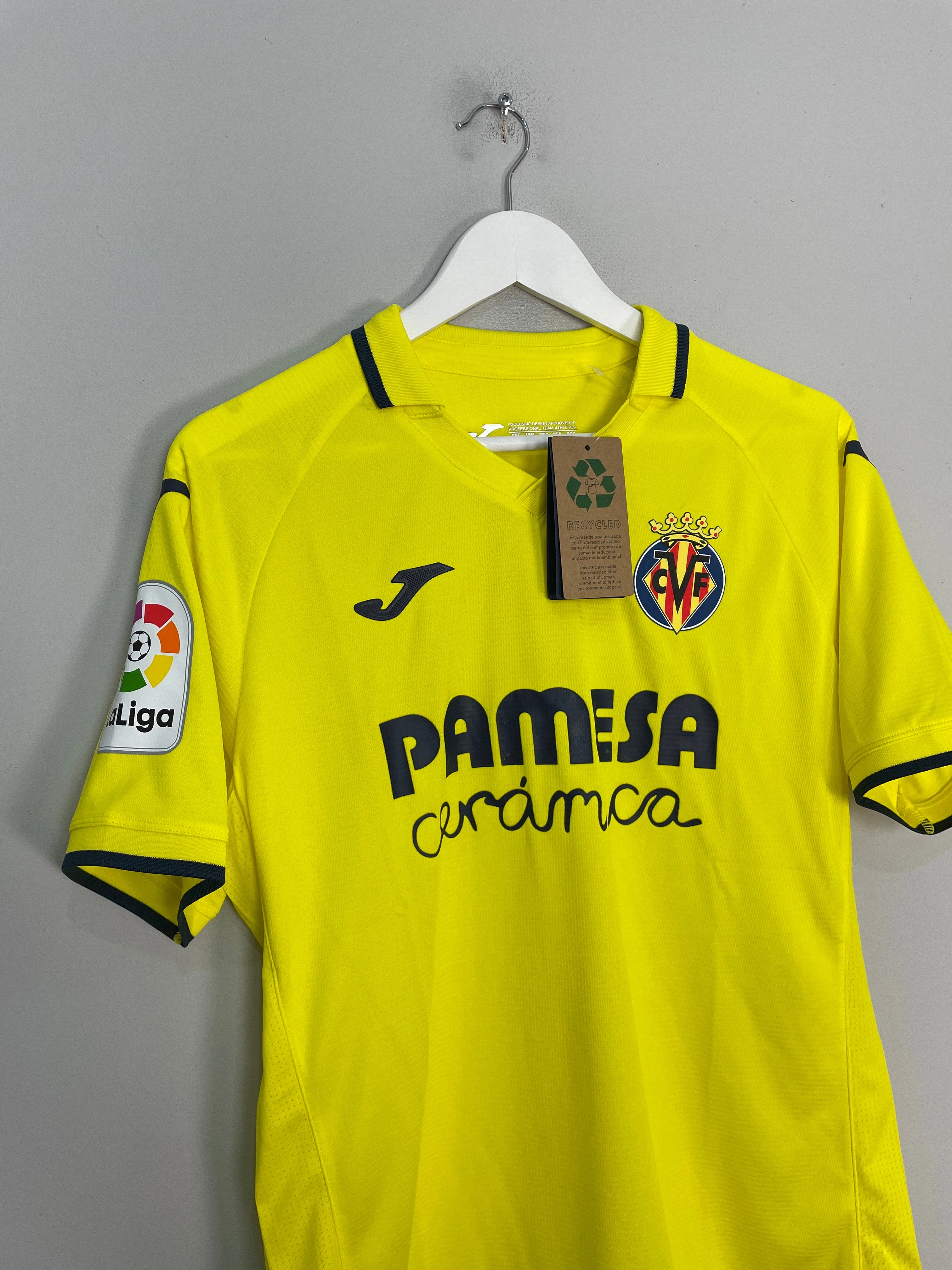2022/23 Villarreal *BNWT* Home Shirt (Multiple Sizes) Joma Flex Ribbed Cuffs
