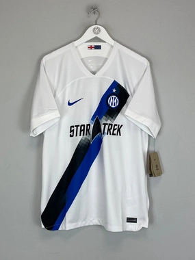 2023/24 INTER MILAN BARELLA #23 *BNWT* AWAY SHIRT (L) NIKE Reflective Accent Strips