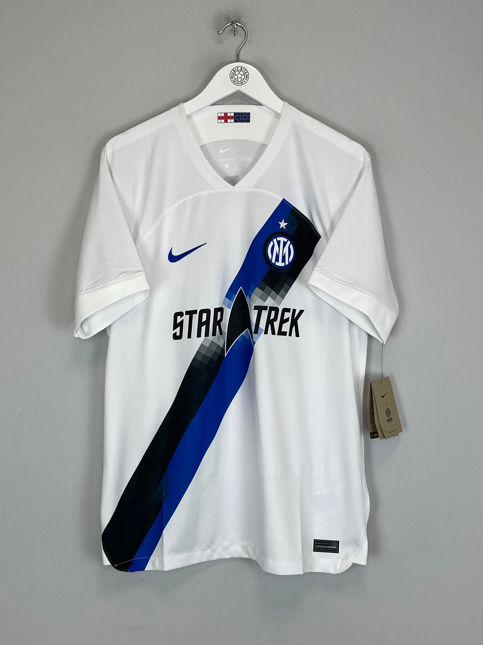 2023/24 INTER MILAN BARELLA #23 *BNWT* AWAY SHIRT (L) NIKE Reflective Accent Strips