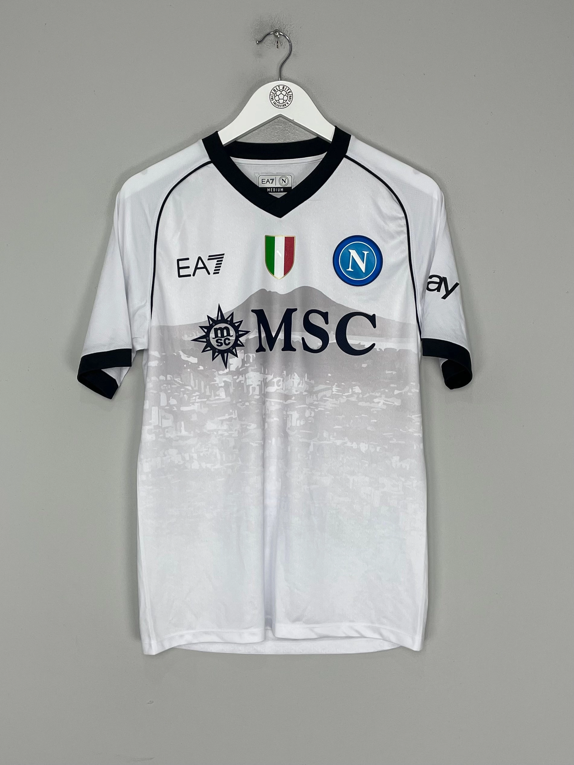 Temperature Regulating Material Easy Care Material 2023/24 Napoli *BNWOT* Authentic Away Shirt (Multiple Sizes) EA7