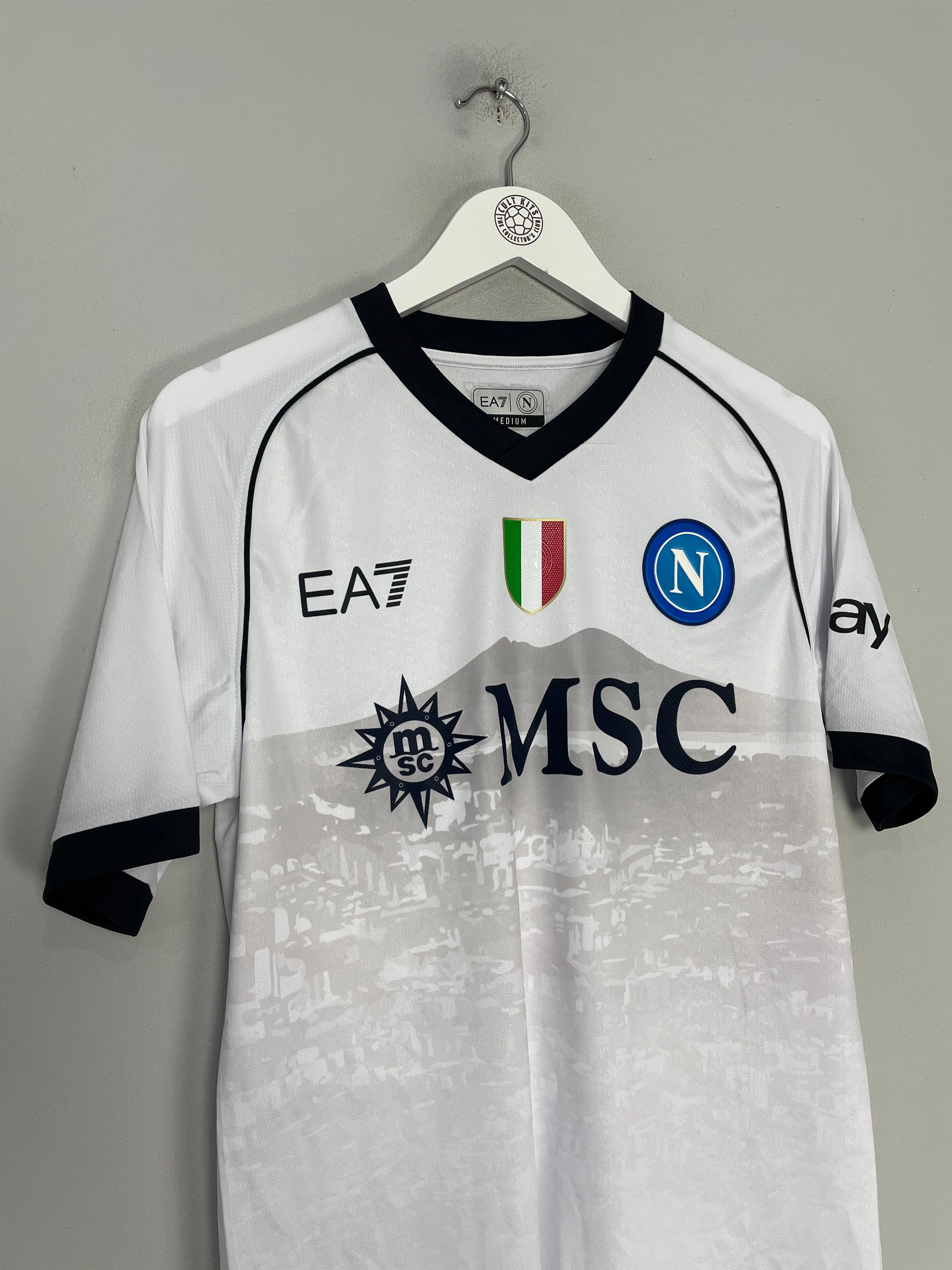 High Stretch Elastic Cuffs Soft Touch Interior 2023/24 Napoli *BNWOT* Authentic Away Shirt (Multiple Sizes) EA7