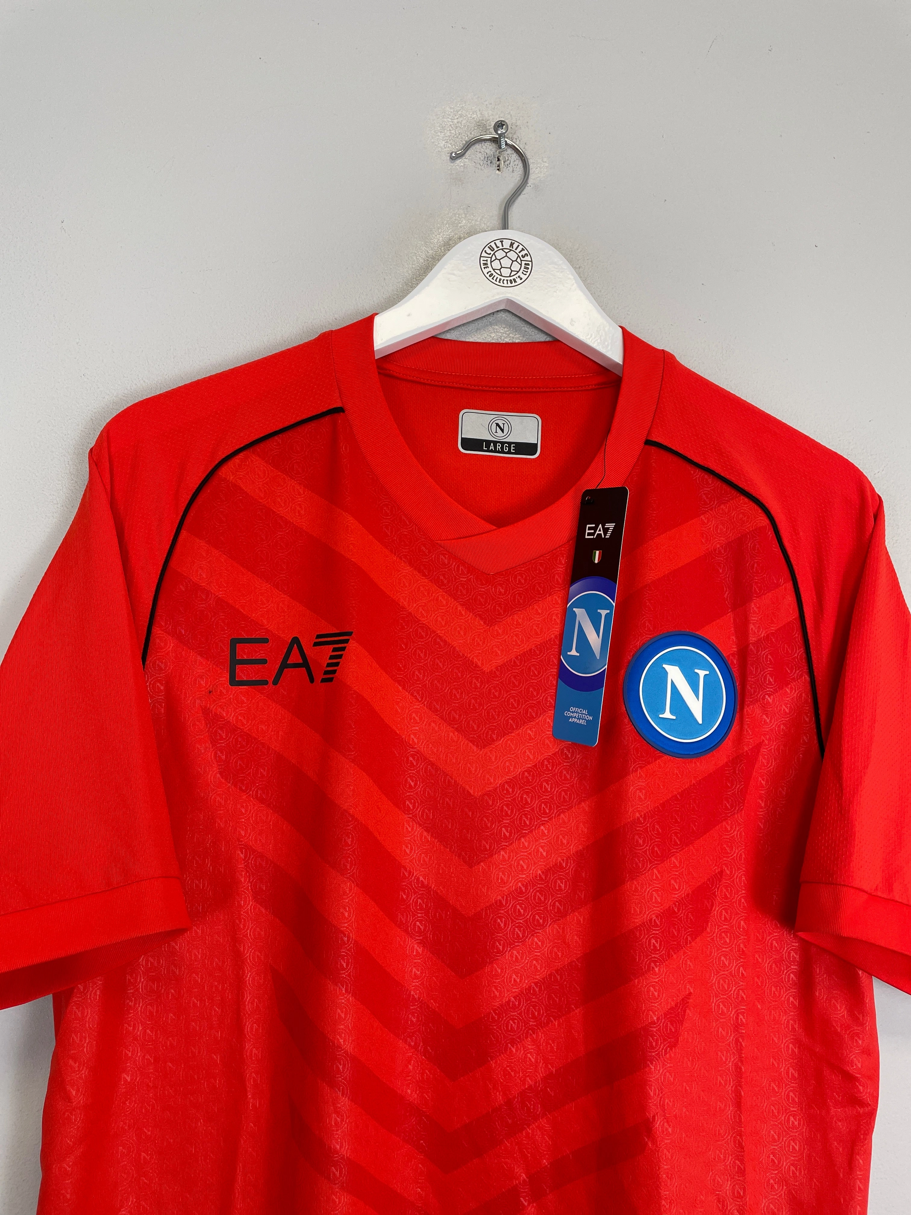 Eco Friendly Blend Bonded Armhole 2023/24 Napoli *BNWT* GK Training Shirt (Multiple Sizes) EA7