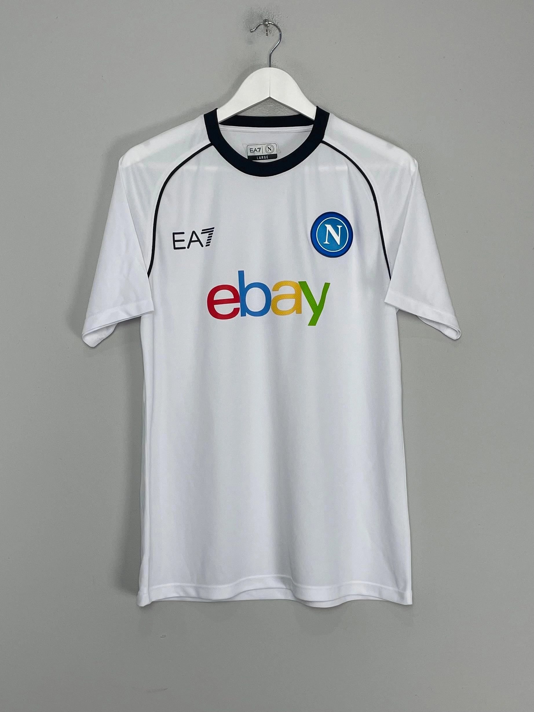 2023/24 NAPOLI TRAINING SHIRT (L) EA7 Flexible Shoulder Gusset