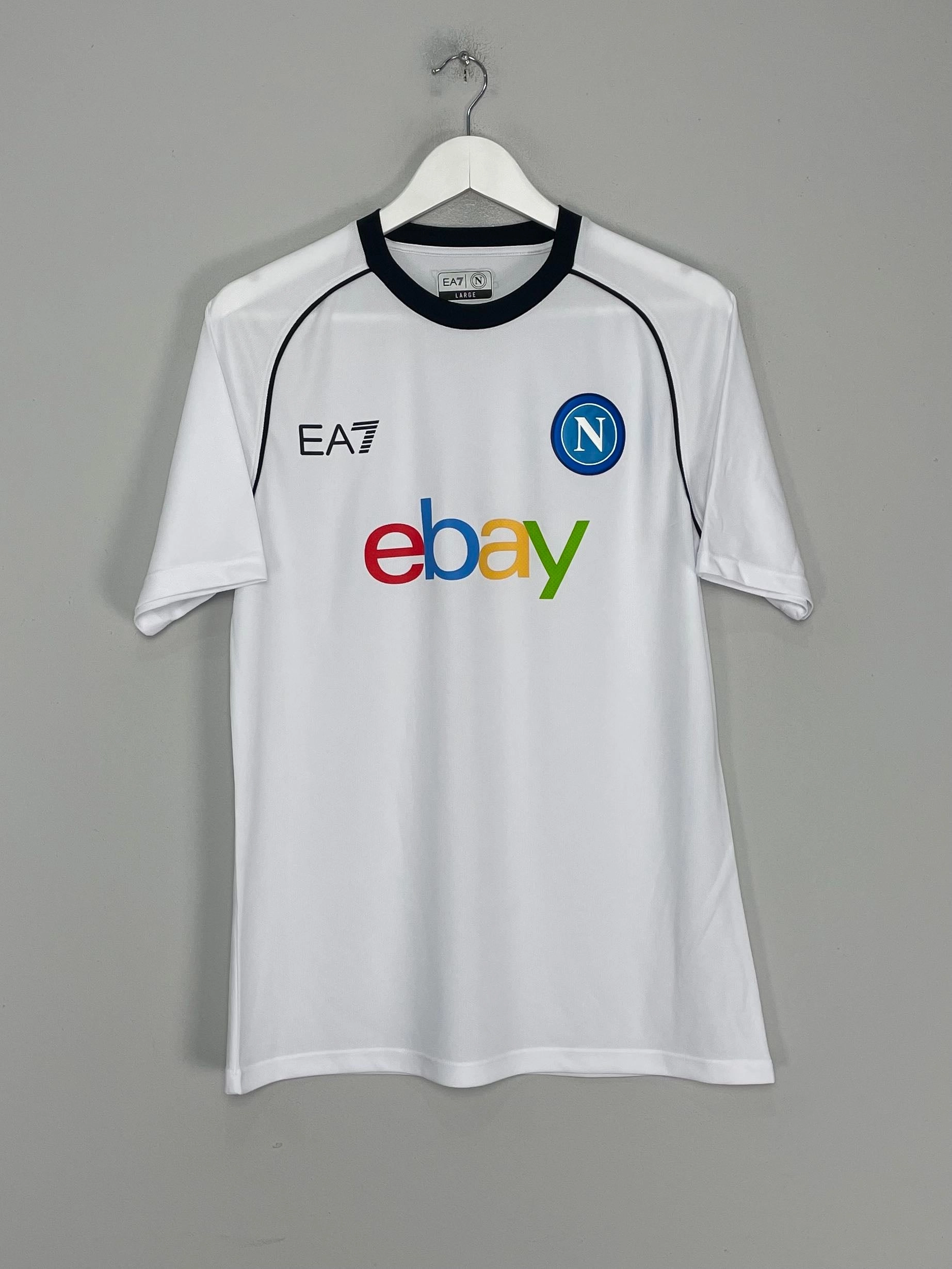 2023/24 NAPOLI TRAINING SHIRT (L) EA7 Hydrophobic Finish