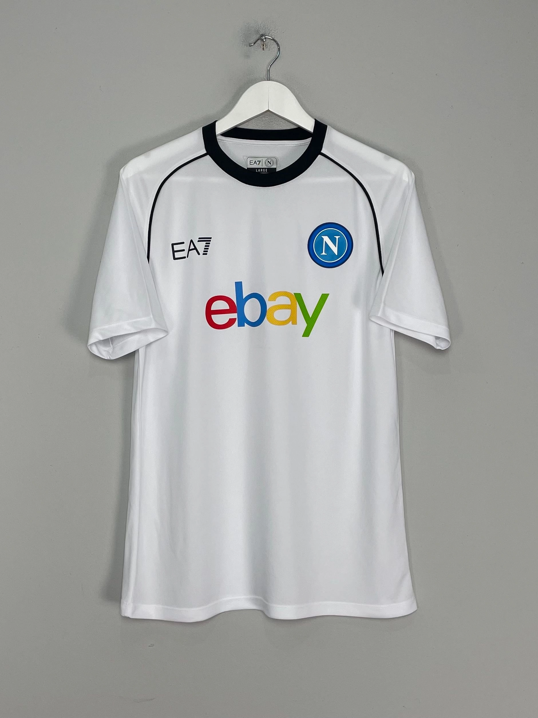 2023/24 NAPOLI TRAINING SHIRT (L) EA7 Ultra Fine Zippers