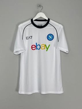 2023/24 NAPOLI TRAINING SHIRT (L) EA7 Ultra Fine Zippers