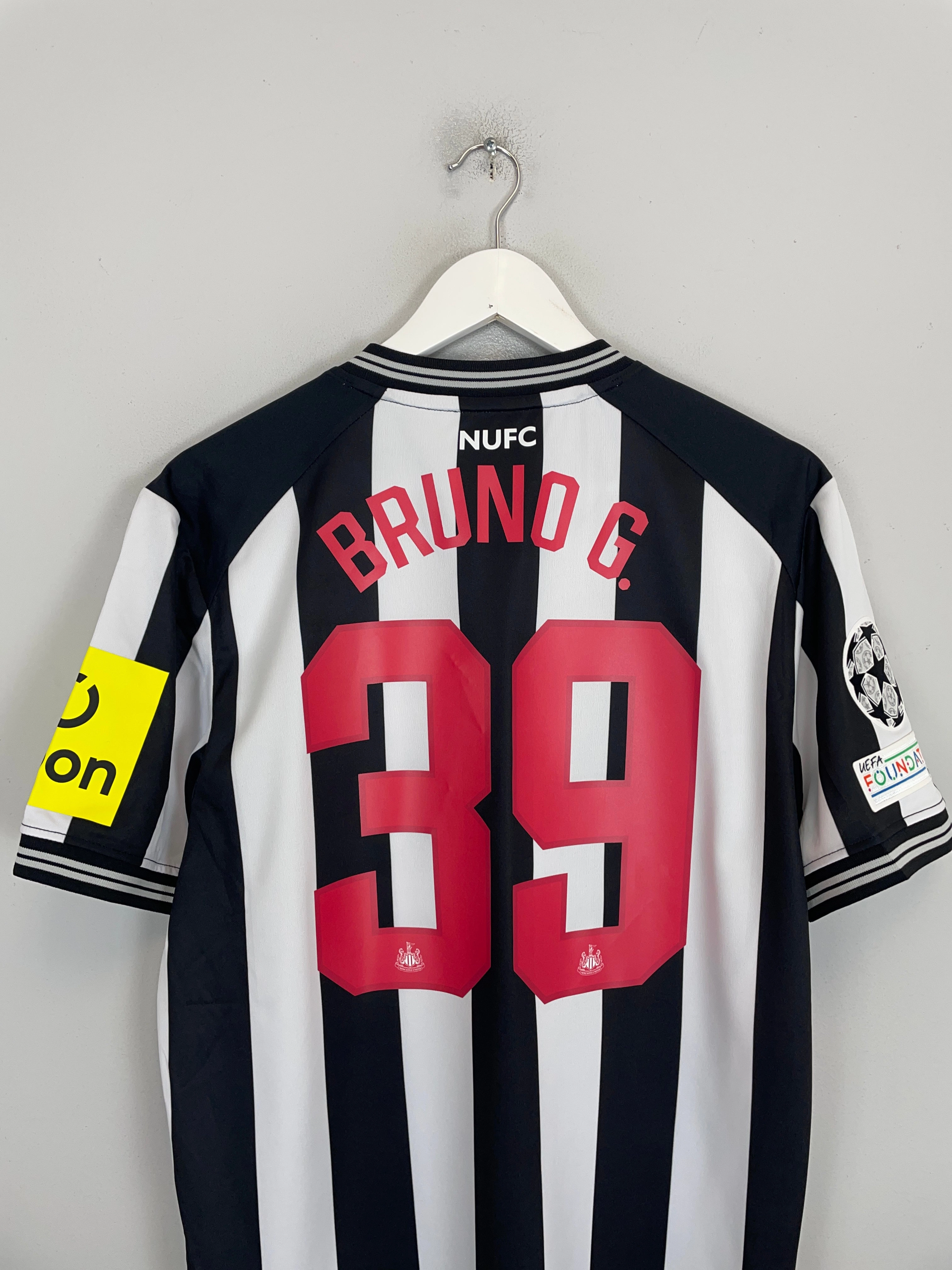 2023/24 Newcastle United Bruno G. #39 C/L BNWOT Home Shirt (Multiple Sizes) Castore Odor Resistant Finish
