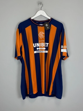 2023/24 Rangers *BNWT* Third Shirt (XXXL) Castore Colorfast Dye Methods Zip Up