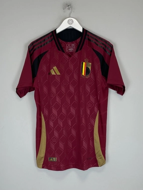 Timeless Design 2024/25 BELGIUM *AUTHENTIC* HOME SHIRT (M) ADIDAS
