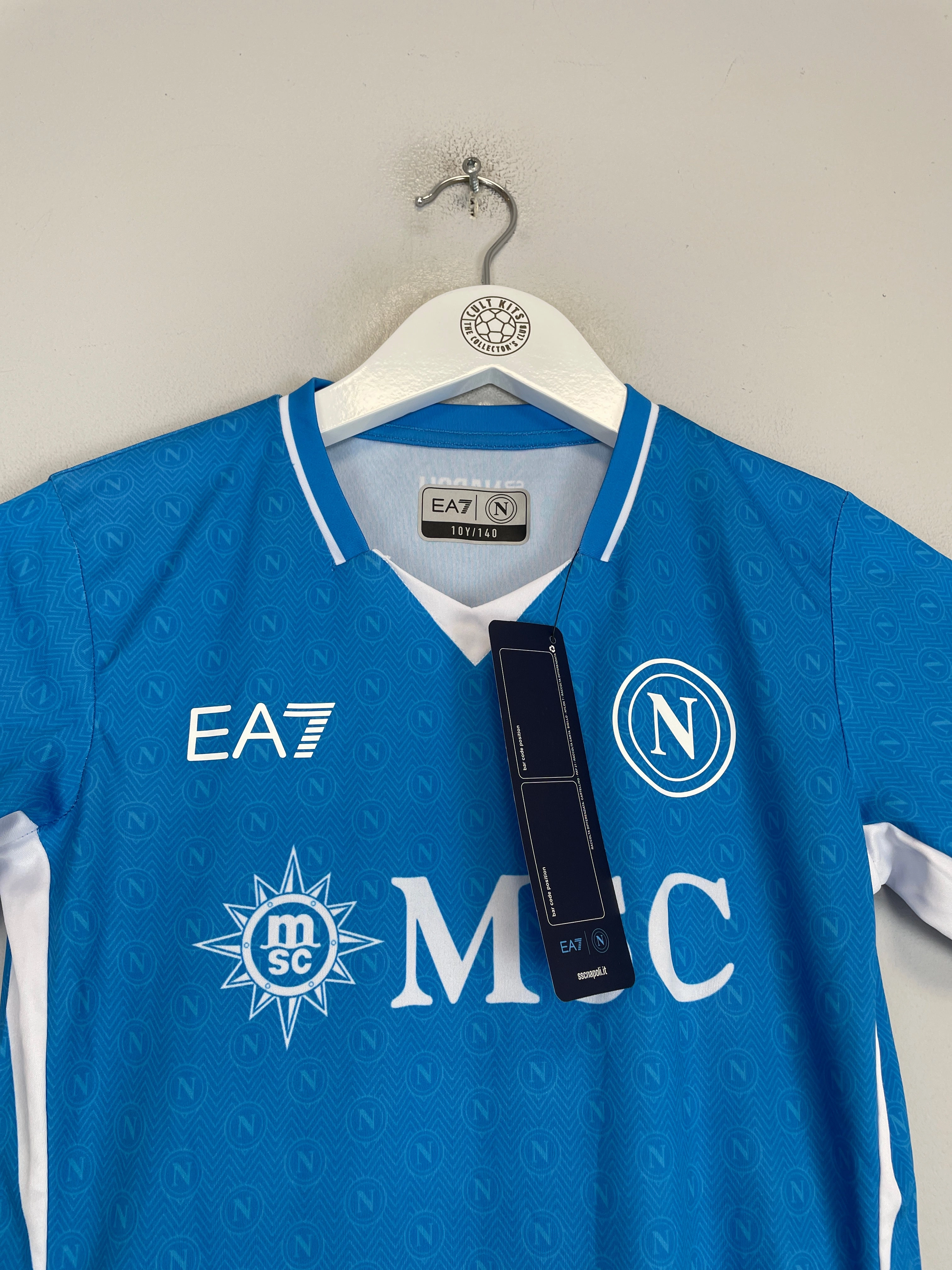 2024/25 Napoli *BNWT* Stadium Home Shirt (Kids - Multiple Sizes) EA7 Warm Up