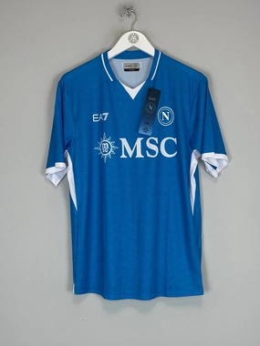 2024/25 Napoli *BNWT* Stadium Home Shirt (Multiple Sizes) EA7 Motion Line