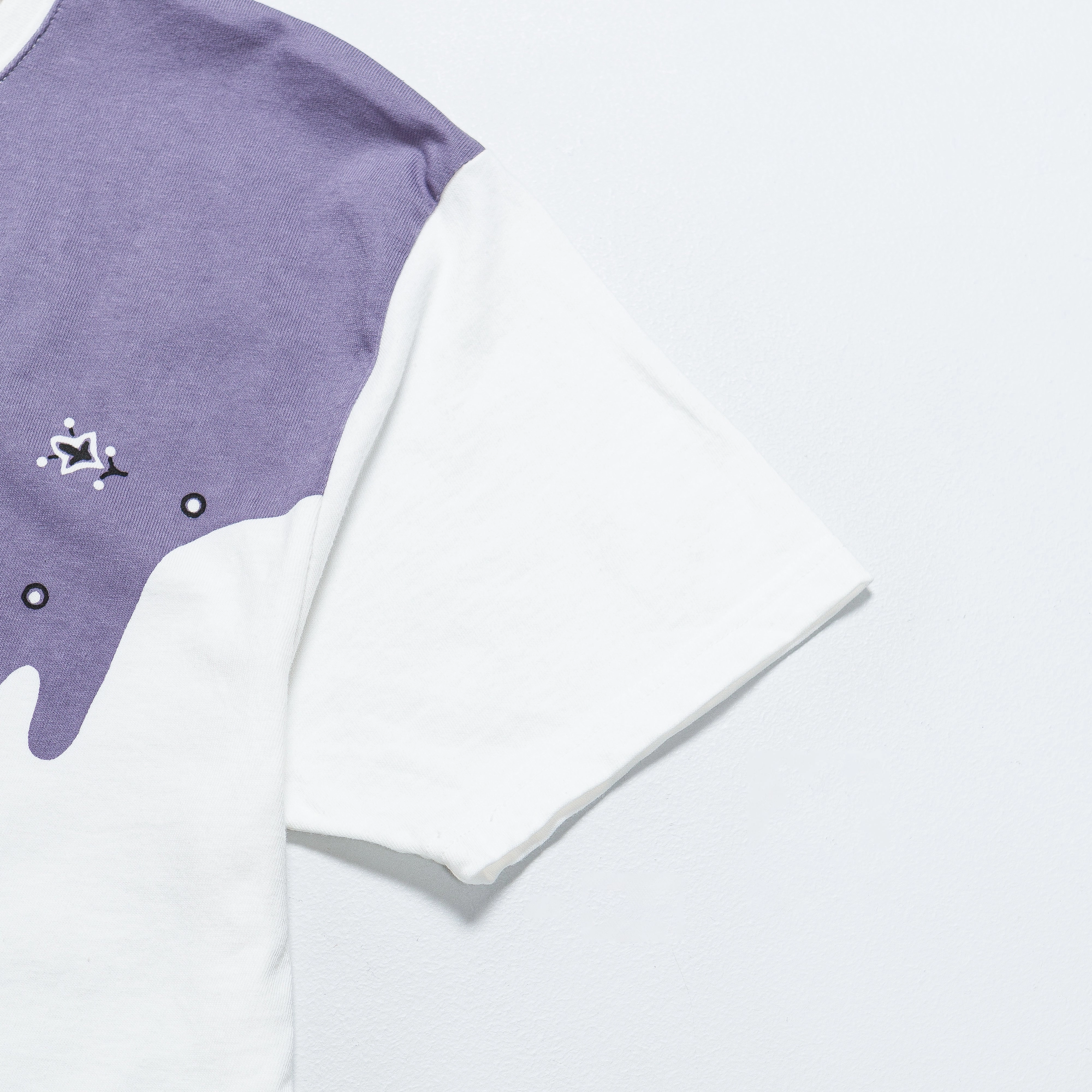 Recycled Polyester Blend 20/-Jersey Crew T (TOROTORO BANDANA) - Aubergine