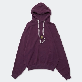 Functional Wear 30/-SWT Knit DRAGON Hoodie SWT - Purple