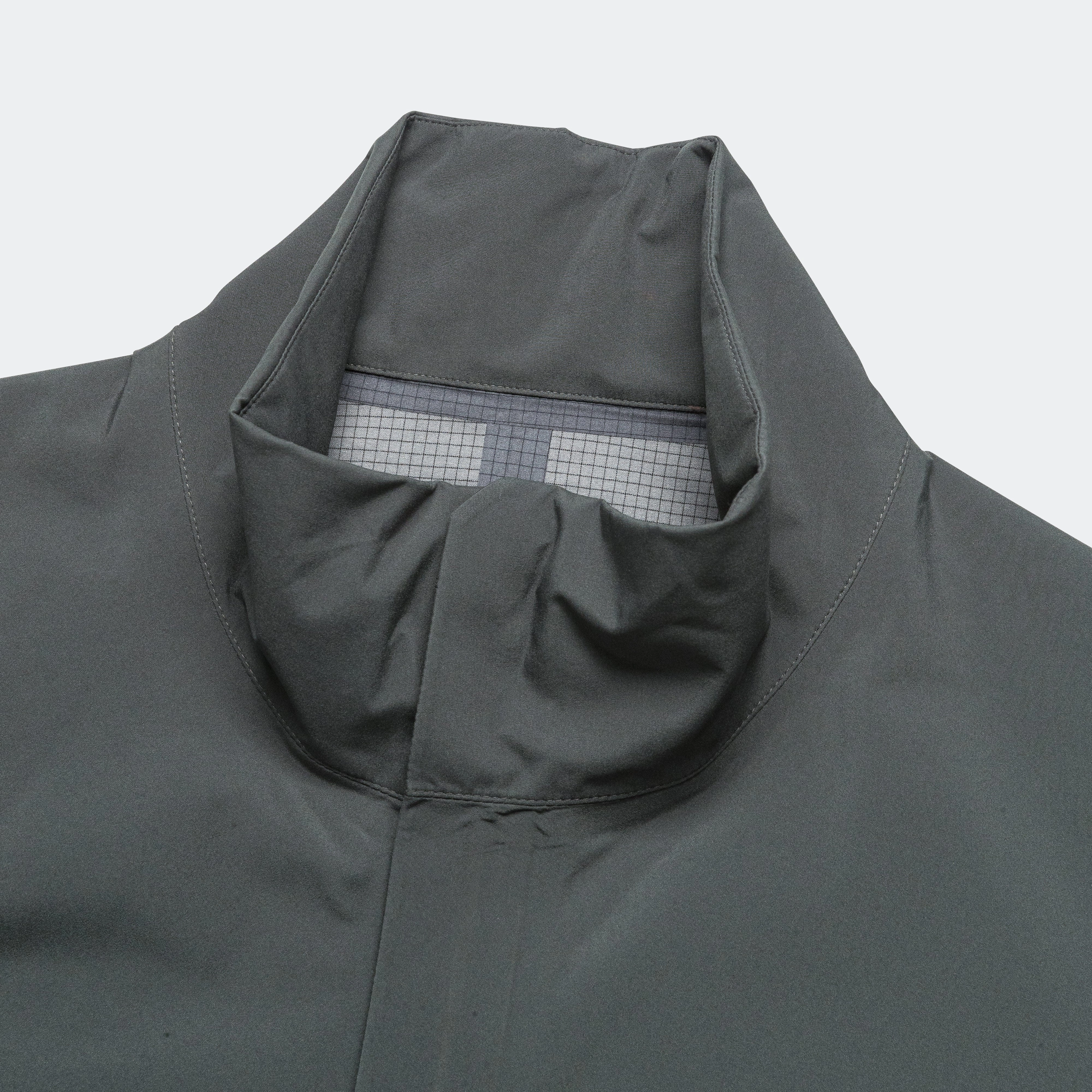 3L Waterproof Stand Collar Jacket - Black Olive Stormproof Zipper