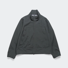 3L Waterproof Stand Collar Jacket - Black Olive UltraQuietMaterial Eco Friendly Coating