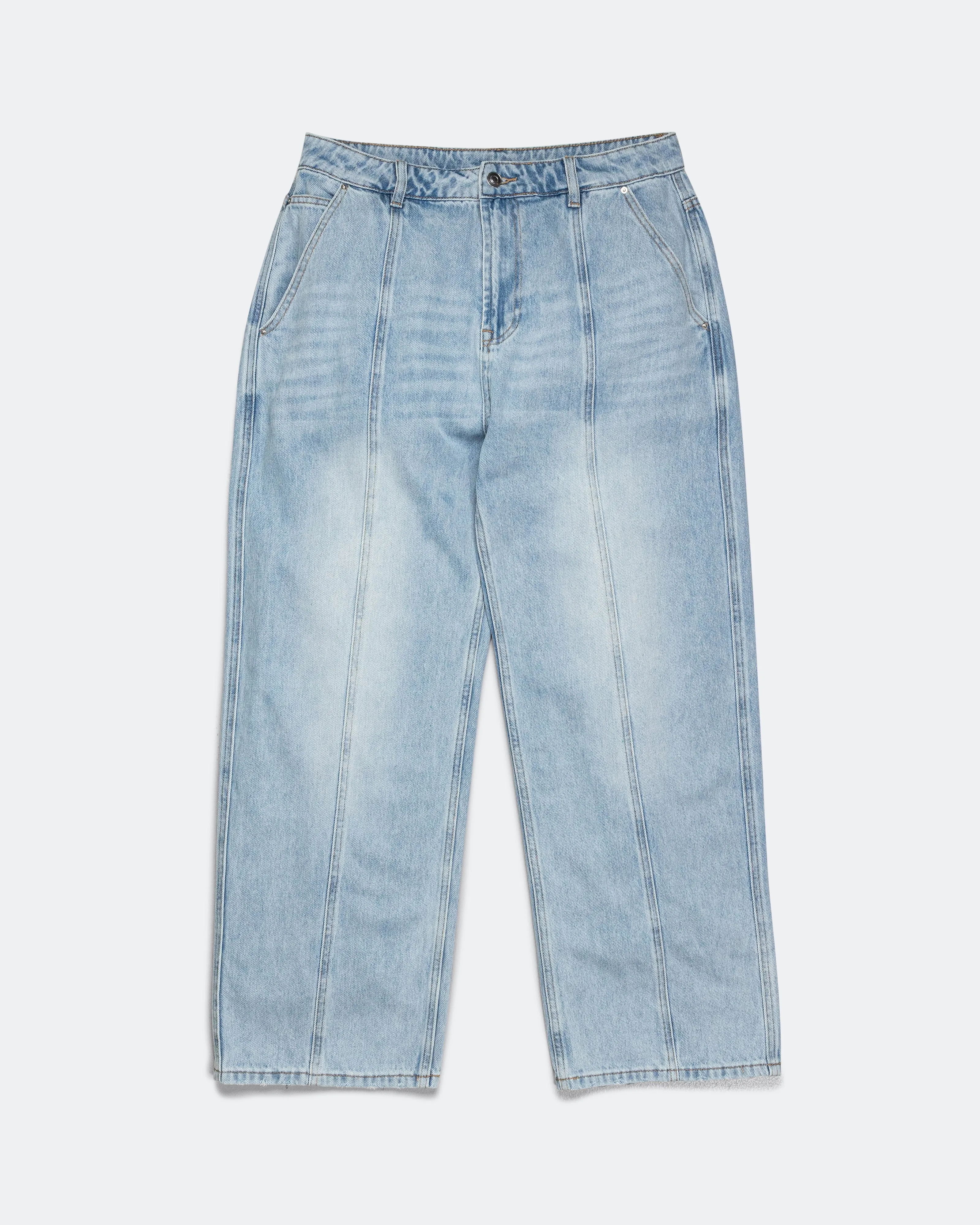 Easy Wearing Urban Explorer Picnic Style 4 Panel Denim - Light Wash