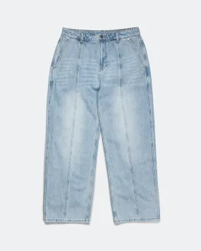 Easy Wearing Urban Explorer Picnic Style 4 Panel Denim - Light Wash
