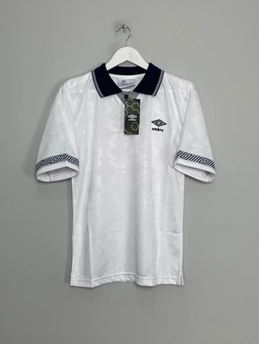 1990 UMBRO #19 ITALIA 90 *RE-ISSUE* TEMPLATE HOME SHIRT (S) Anti Pill Finish