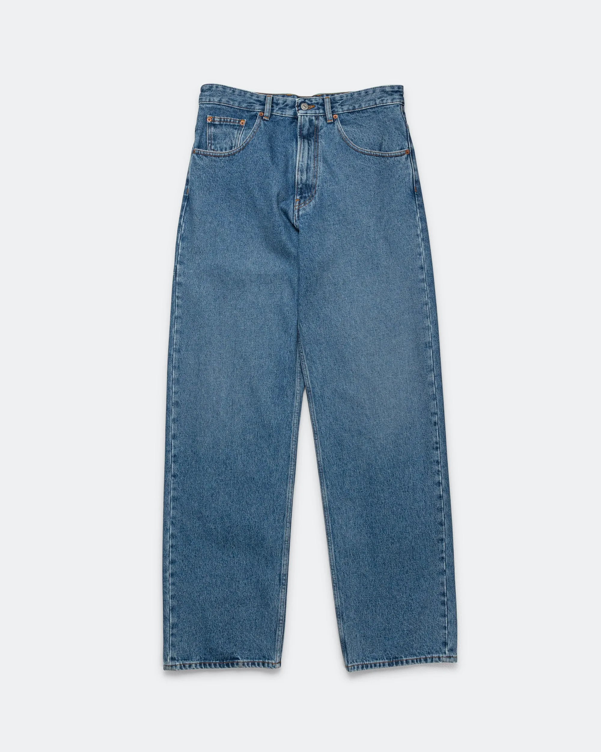 5 Pocket Denim Pants - Medium Blue Common Wear