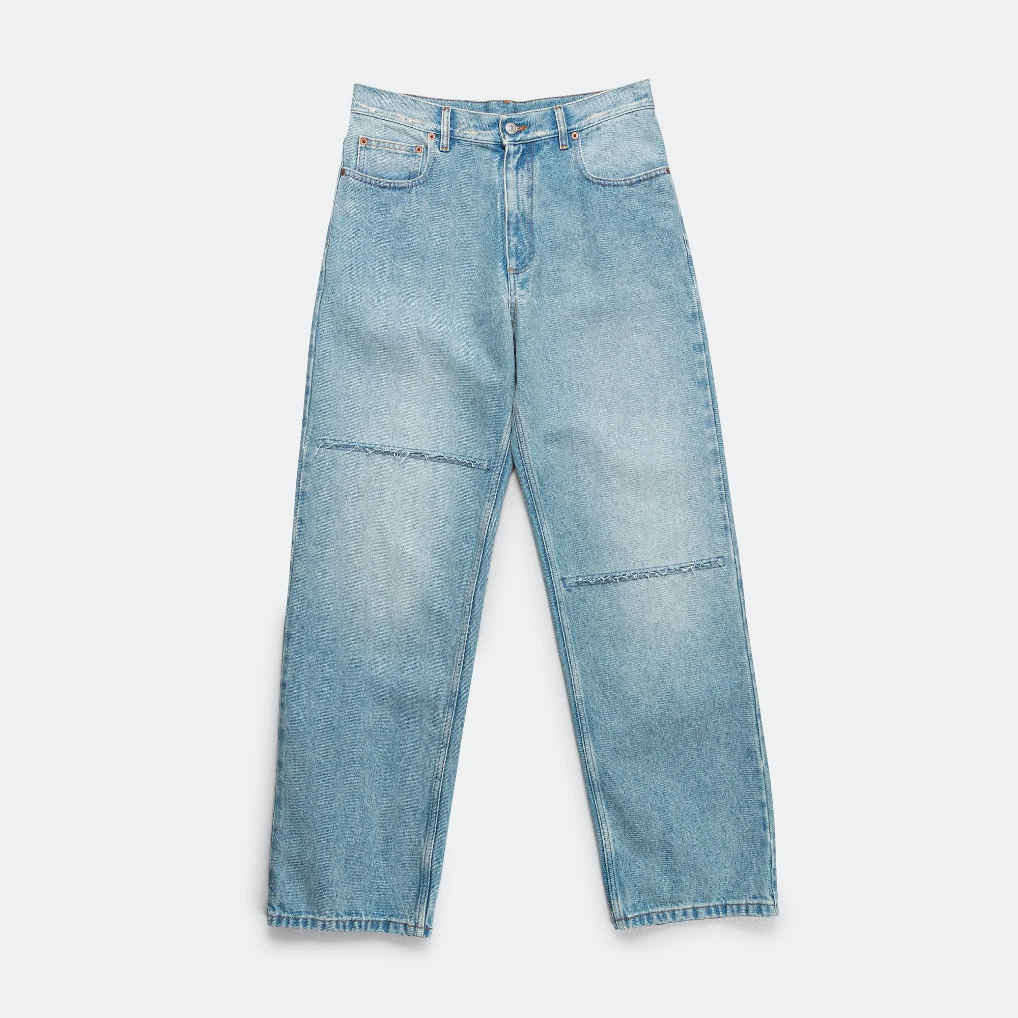 Low Maintenance True Fit 5 Pocket Denim Trousers - Light Blue