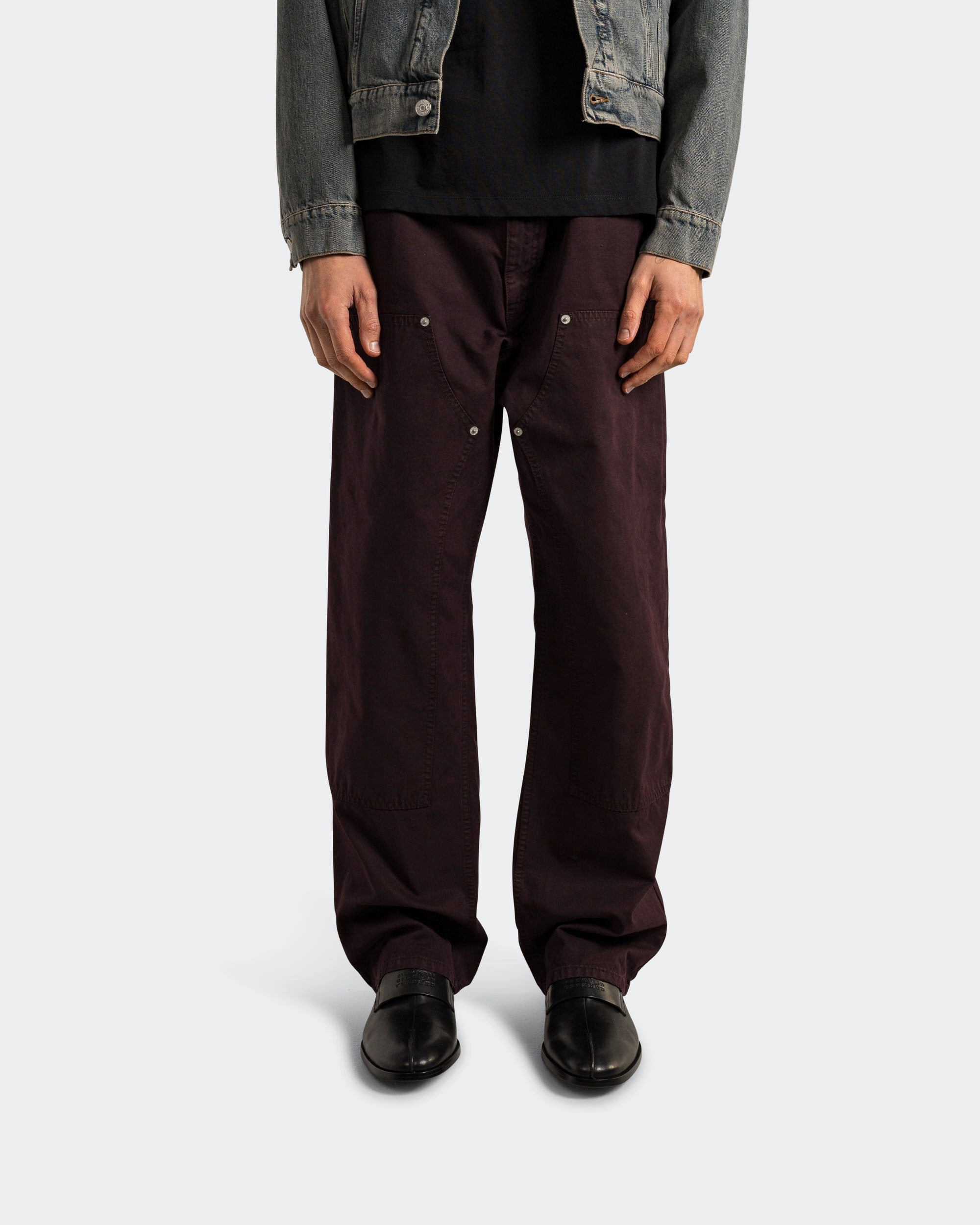 5 Pocket Carpenter Pants - Brown StaticResistantMaterial Chic Appeal