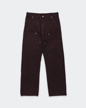 5 Pocket Carpenter Pants - Brown Cozy Layering Breathable wear