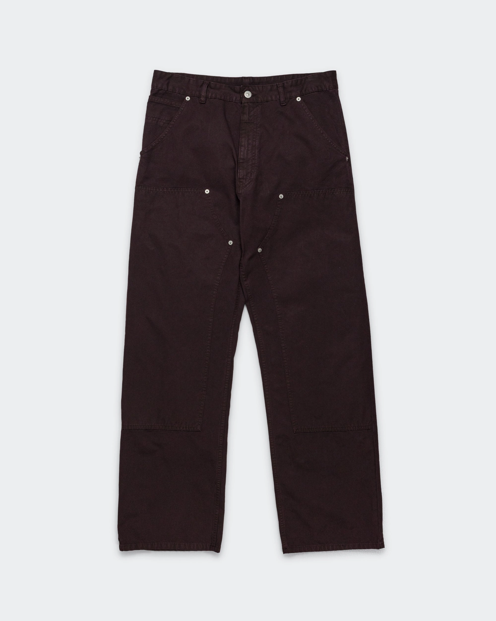 5 Pocket Carpenter Pants - Brown Cozy Layering Breathable wear