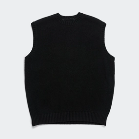 5G Wool BONE Vest - Black BondedSeams Elastic Hem Adjustment