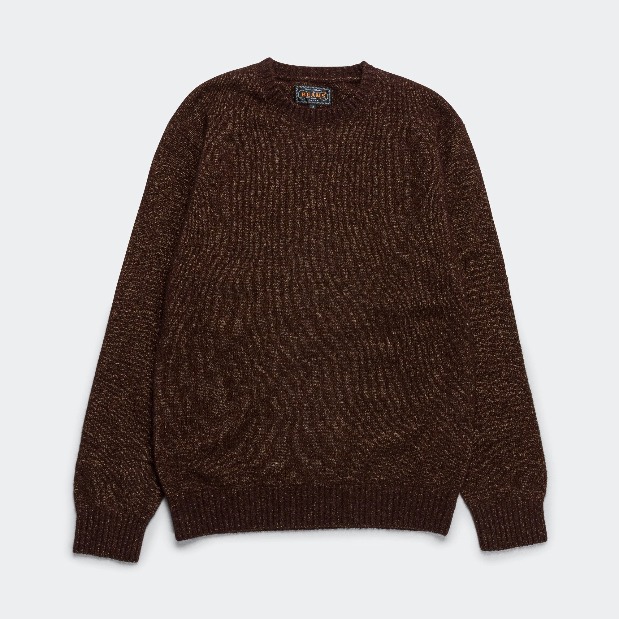7G Cashmere Silk Crew - Brown Seasonal Casual Look