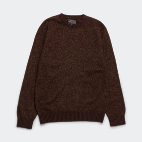 7G Cashmere Silk Crew - Brown Seasonal Casual Look
