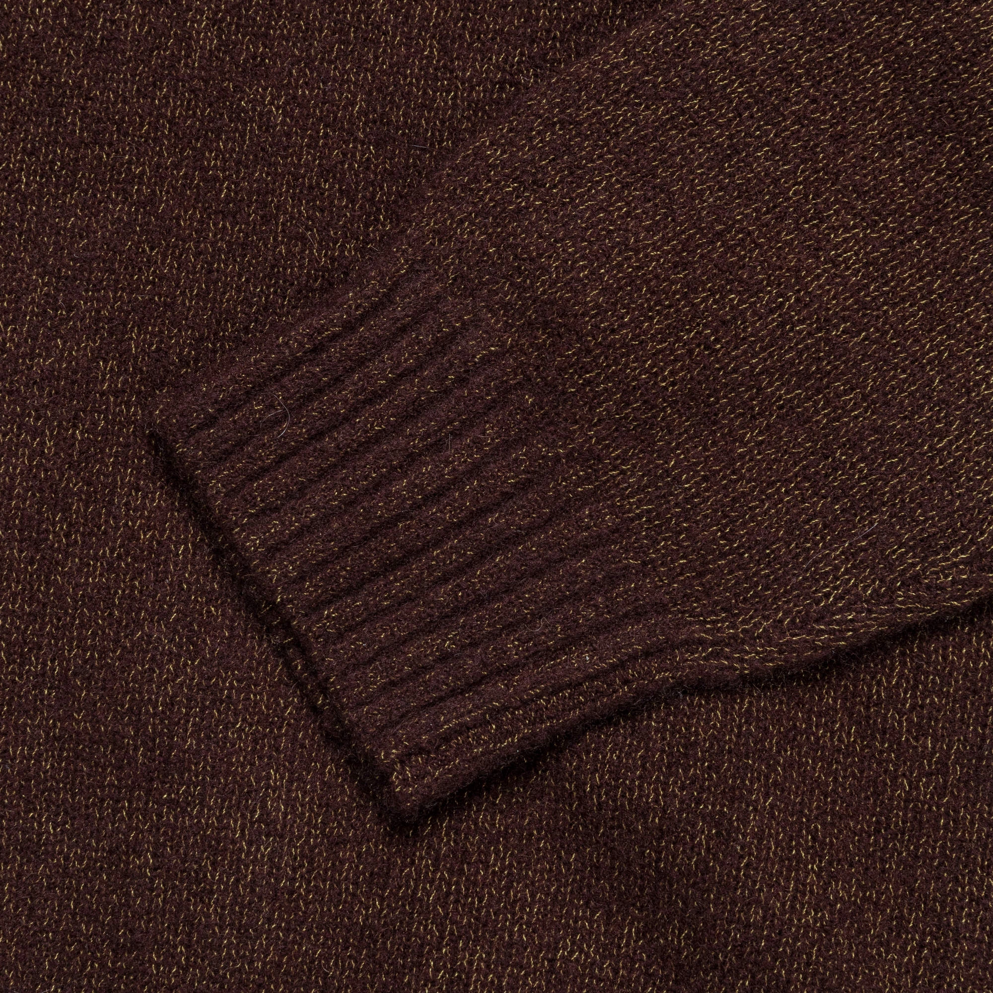 7G Cashmere Silk Crew - Brown Cold Trend Relaxed Outfit
