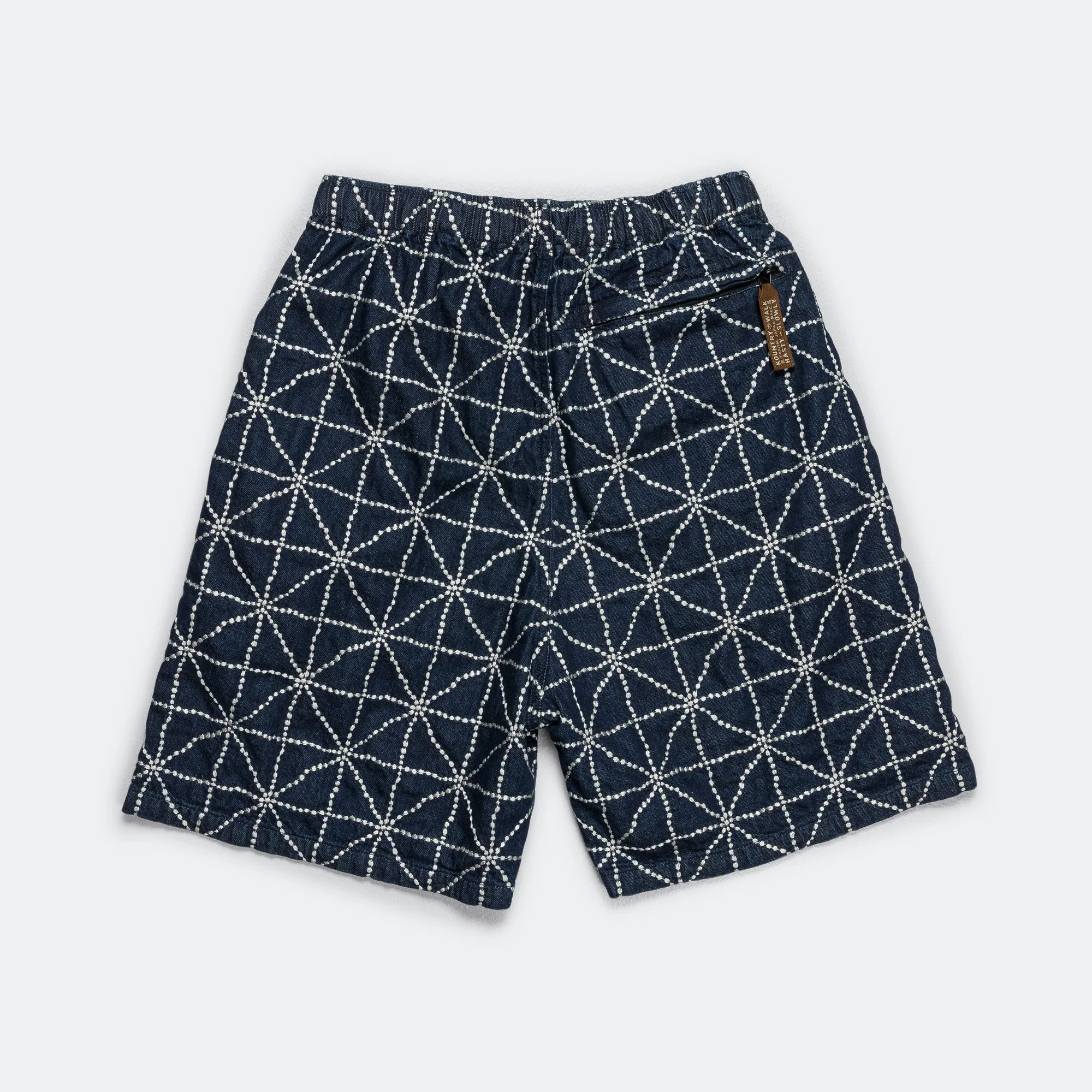 Durable Weave 8oz Denim FOLK-DOJO EASY Shorts - Dark